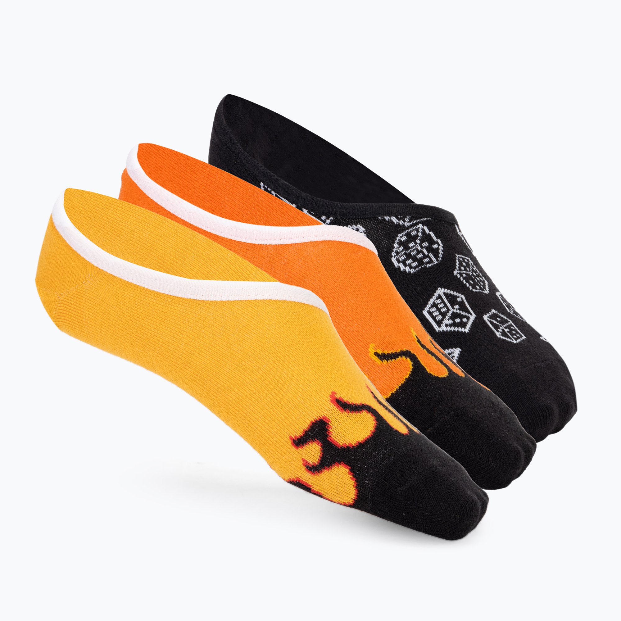 Dámske ponožky 3 páry Vans Retro V Canoodle karneol