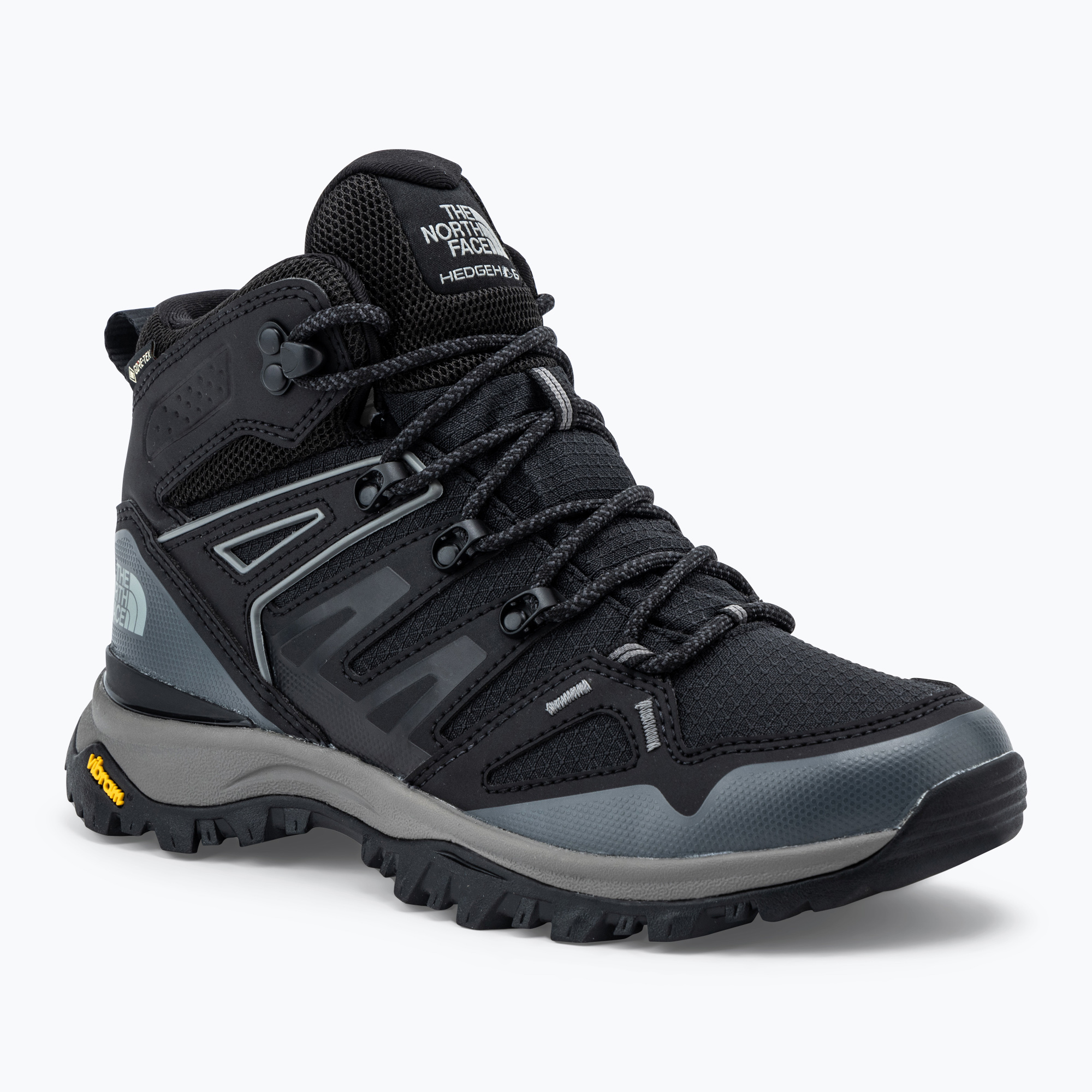 Dámske turistické topánky The North Face Hedgehog Mid Gore-Tex black / asphalt grey (Hedgehog Mid Gore-Tex NF0A8AACKT01012)