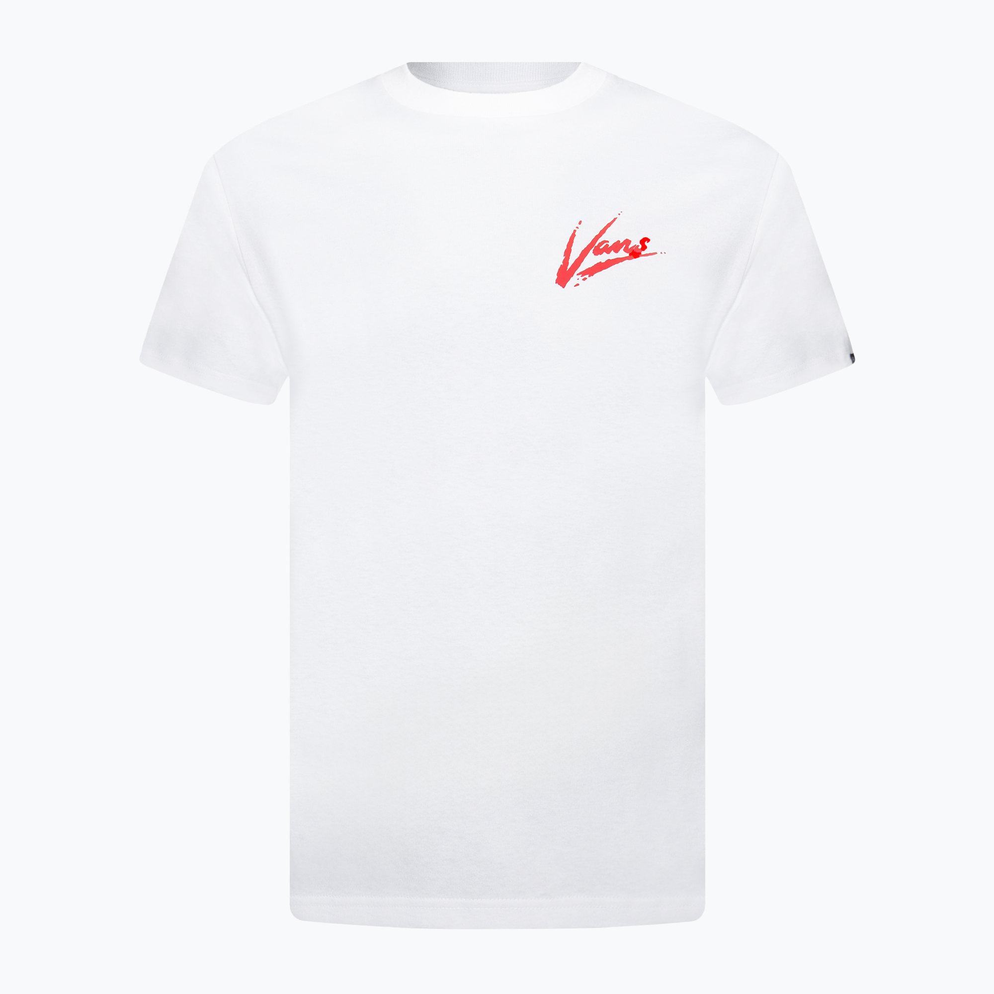 Pánske tričko Vans Dettori Loose Fit white/racing red (Dettori Loose Fit VN000K42KSF)
