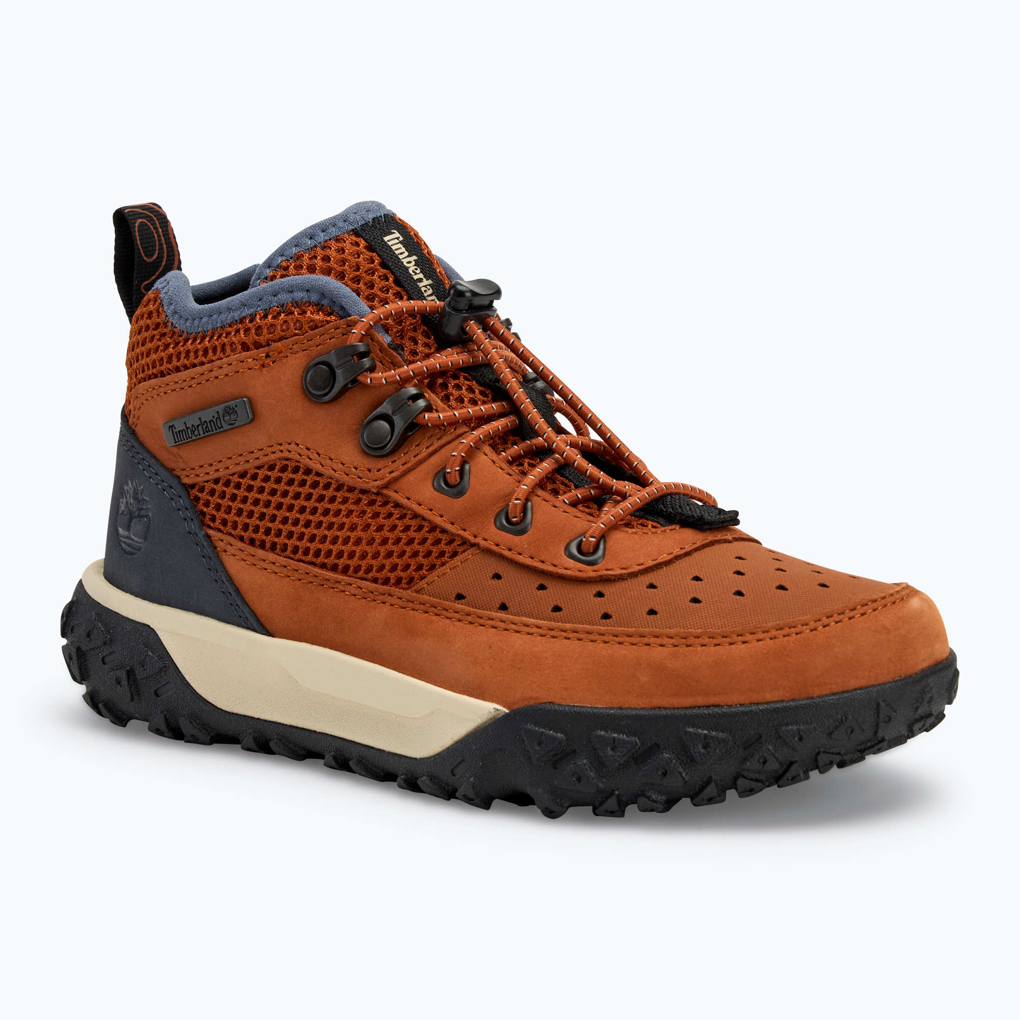 Detská obuv Timberland Greenstride Motion 6 Low Lace dark orange nubuck (Greenstride Motion 6 Low Lace TB0A6C41EKL1)