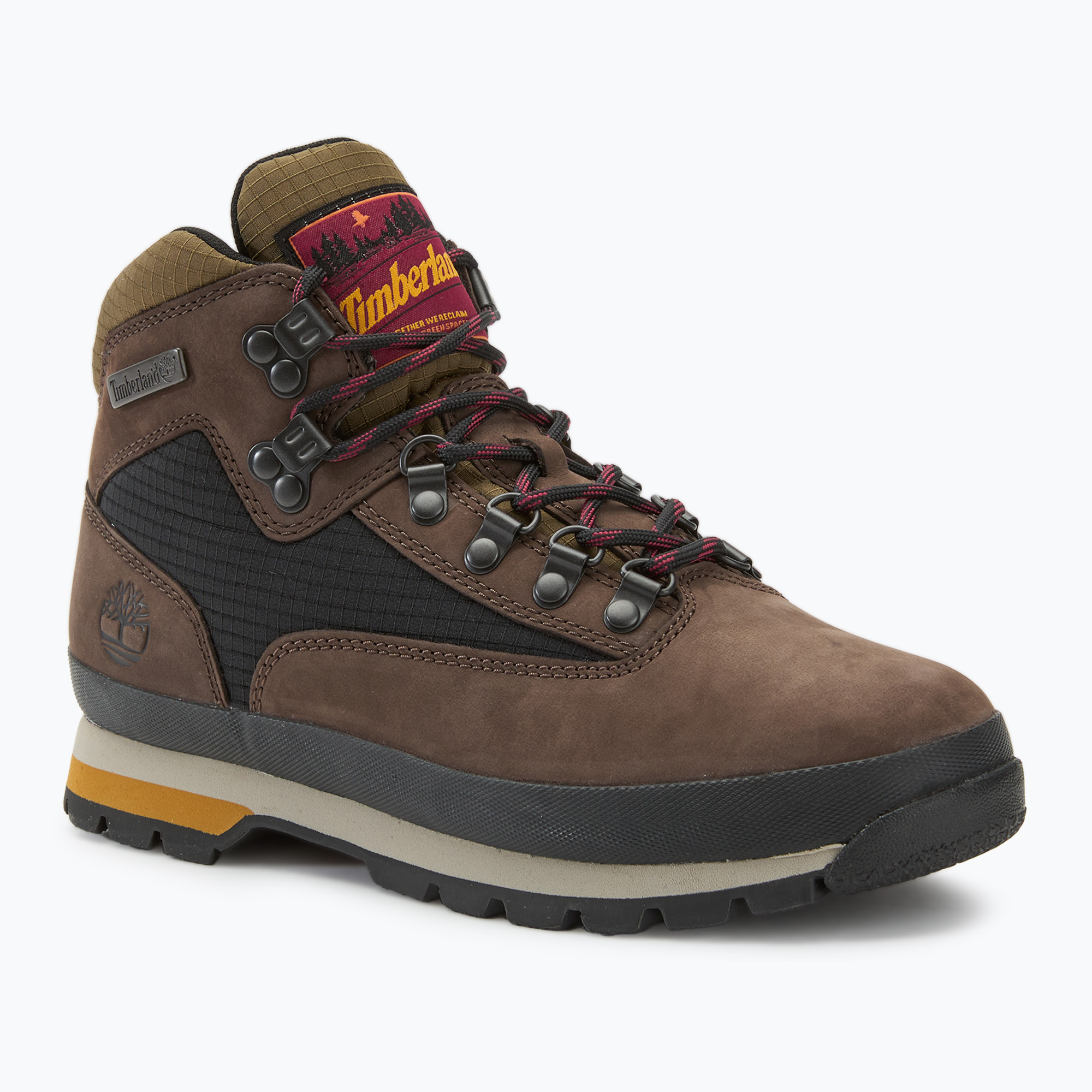 Pánska obuv Timberland Euro Hiker Mid dark brown nubuck (Euro Hiker Mid TB0A6DYHW071)