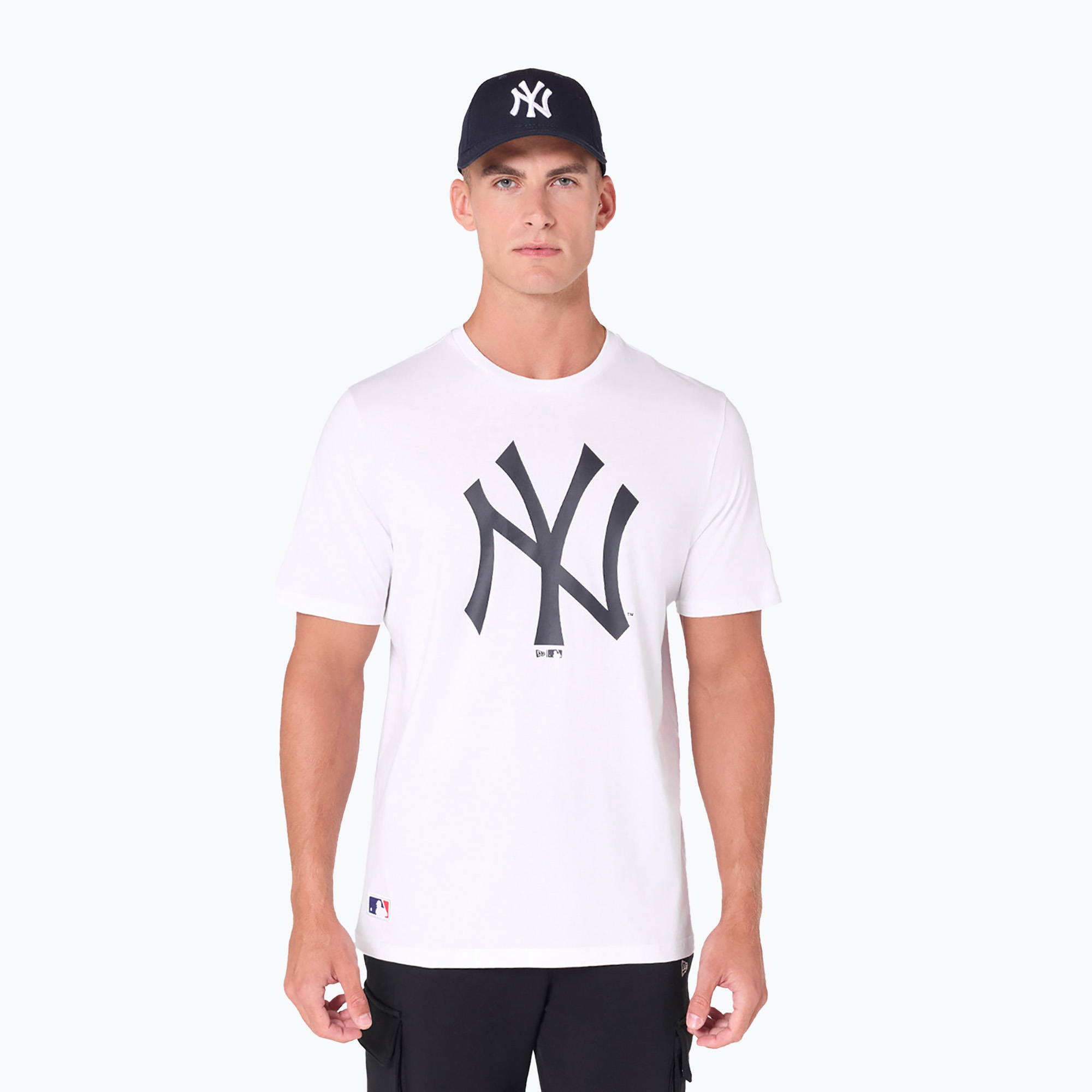 Pánske tričko New Era NOS MLB Rregular New York Yankees white (NOS MLB Rregular New York Yankees 60416755)
