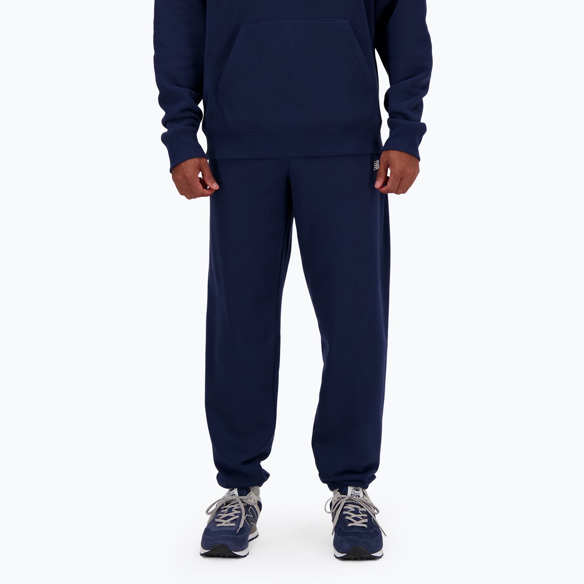 Pánske nohavice New Balance French Terry Jogger nb navy (French Terry Jogger MP41519NNY)