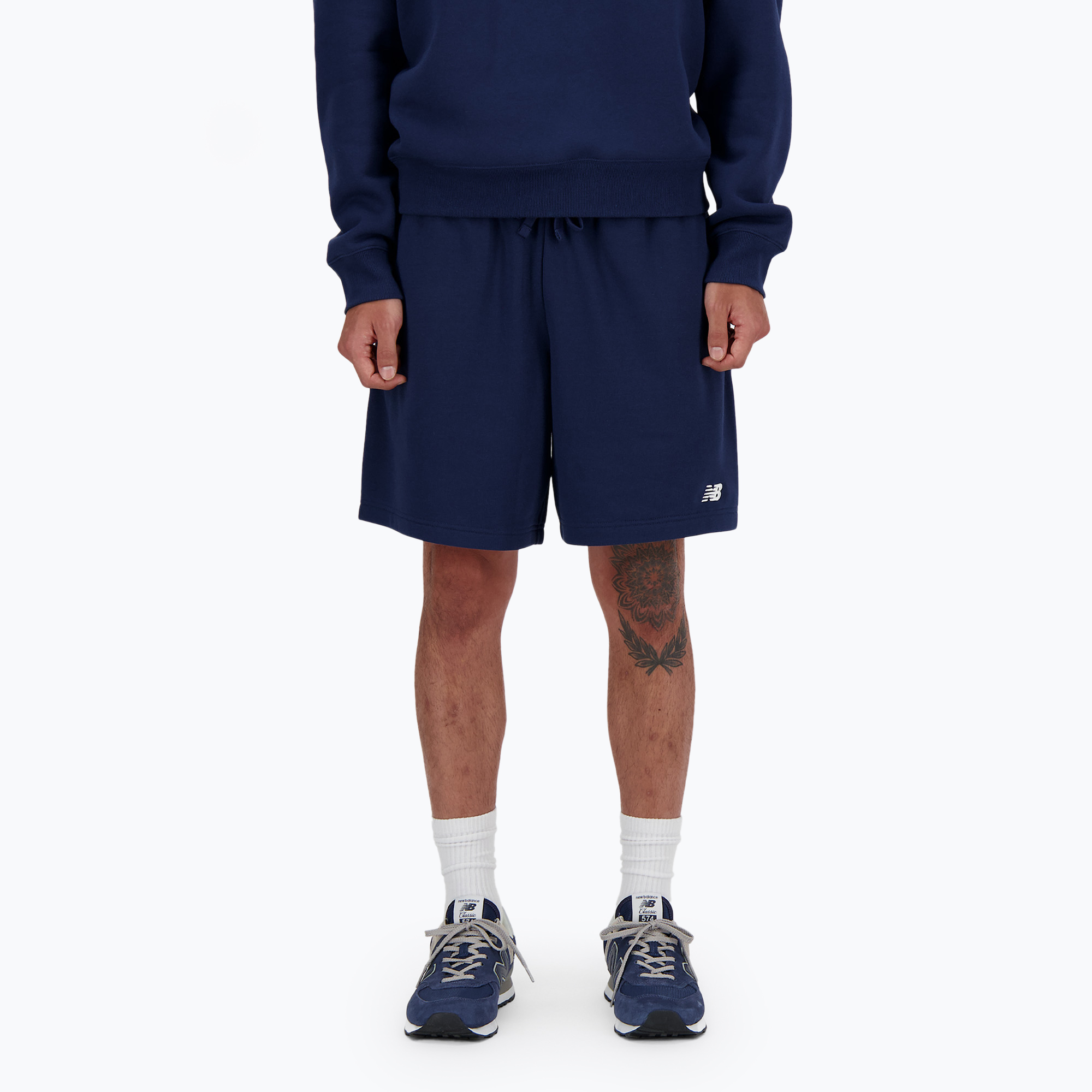 Pánske šortky New Balance French Terry Short nb navy (Terry 7 Inch MS41520NNY)