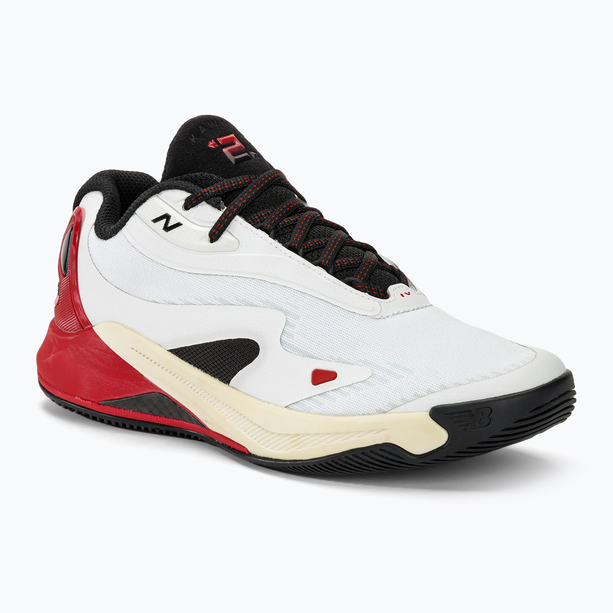 Basketbalová obuv New Balance Kawhi 4 white/true red (Kawhi 4 BBKLSBR4.D.090)