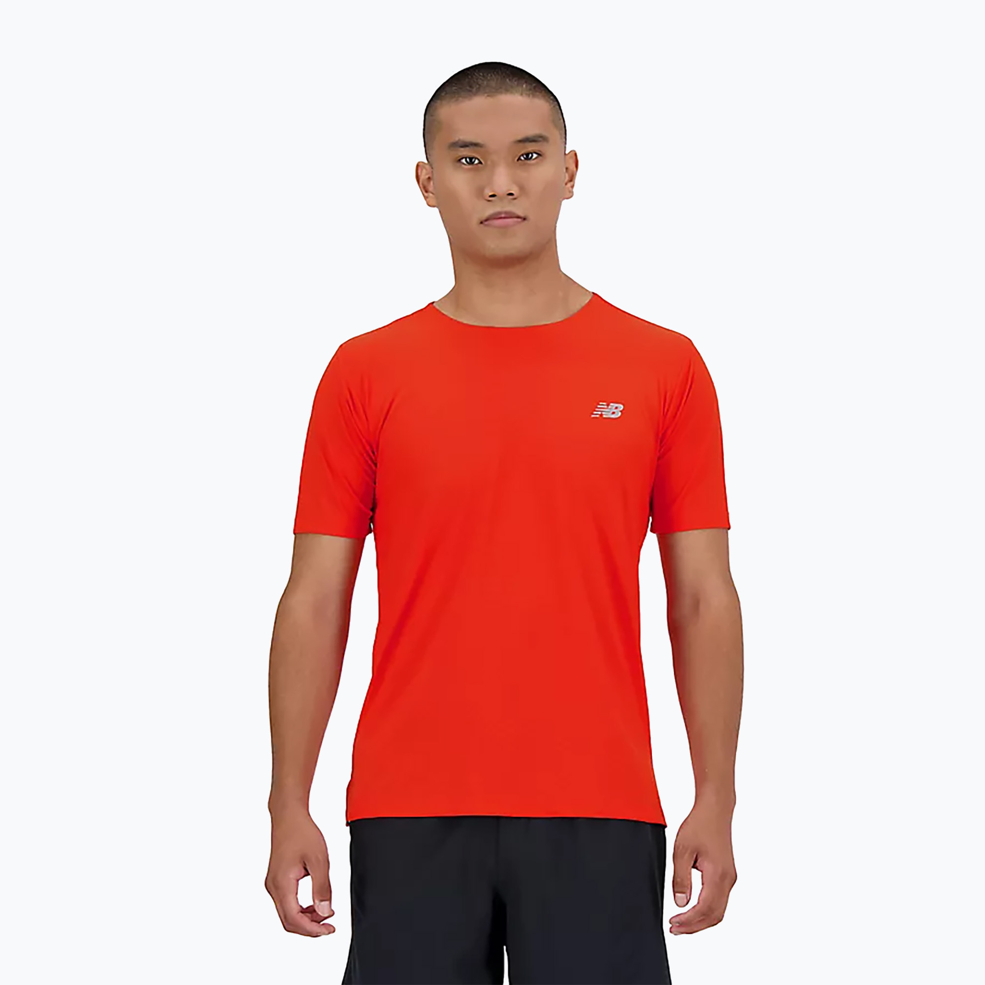 Pánske tričko New Balance Athletics Jacquard neo flame (Athletics Jacquard MT41281NEF)