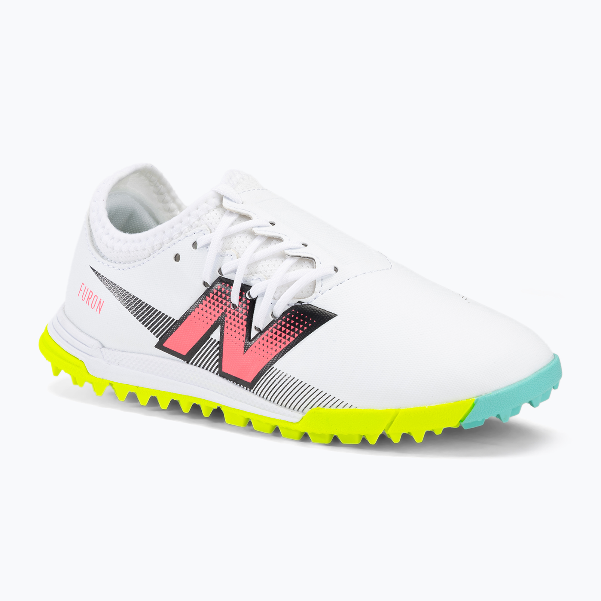 Detská futbalová obuv/ kopačky New Balance Furon Dispatch V7+ TF white (Furon Dispatch V7+ TF SJF3TH75)