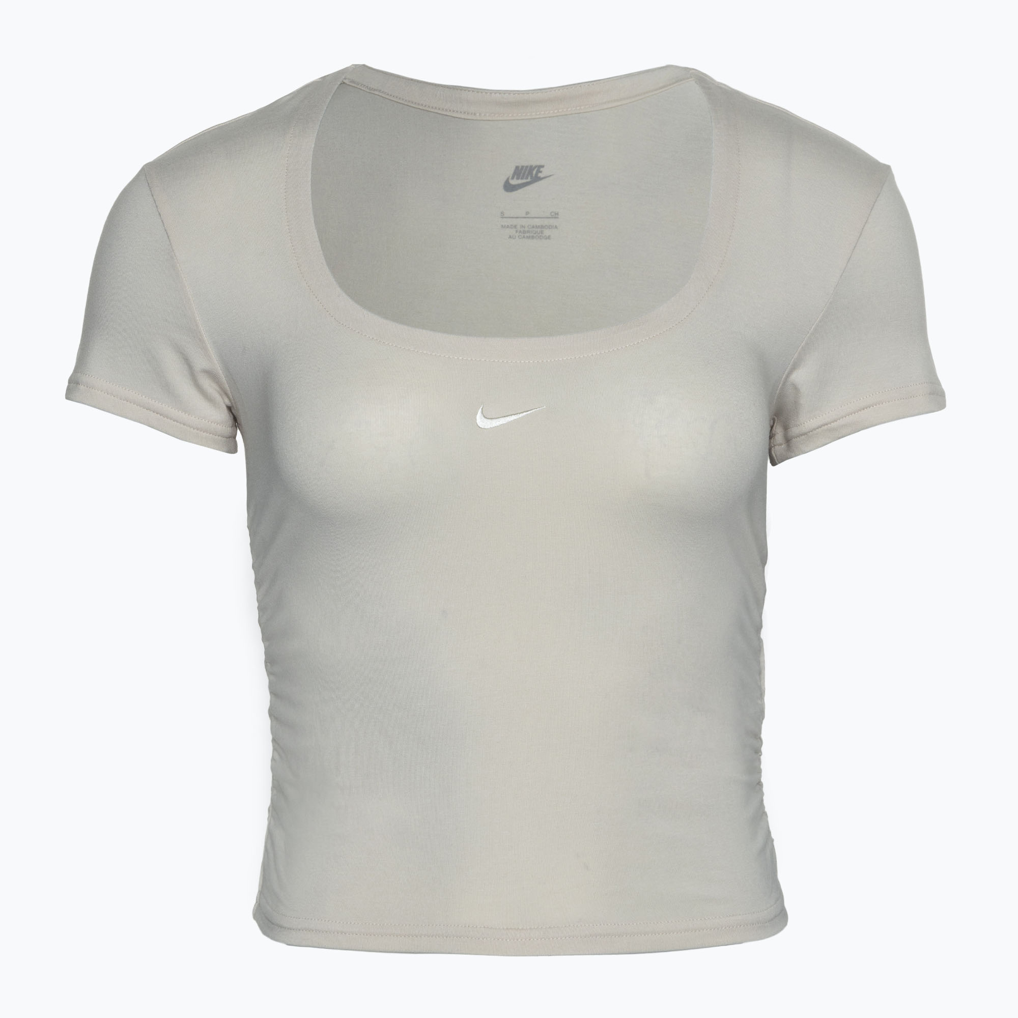 Dámske tričko Nike Sportswear Chill Knit light orewood brown/sail (Sportswear Chill Knit FZ7990-104)