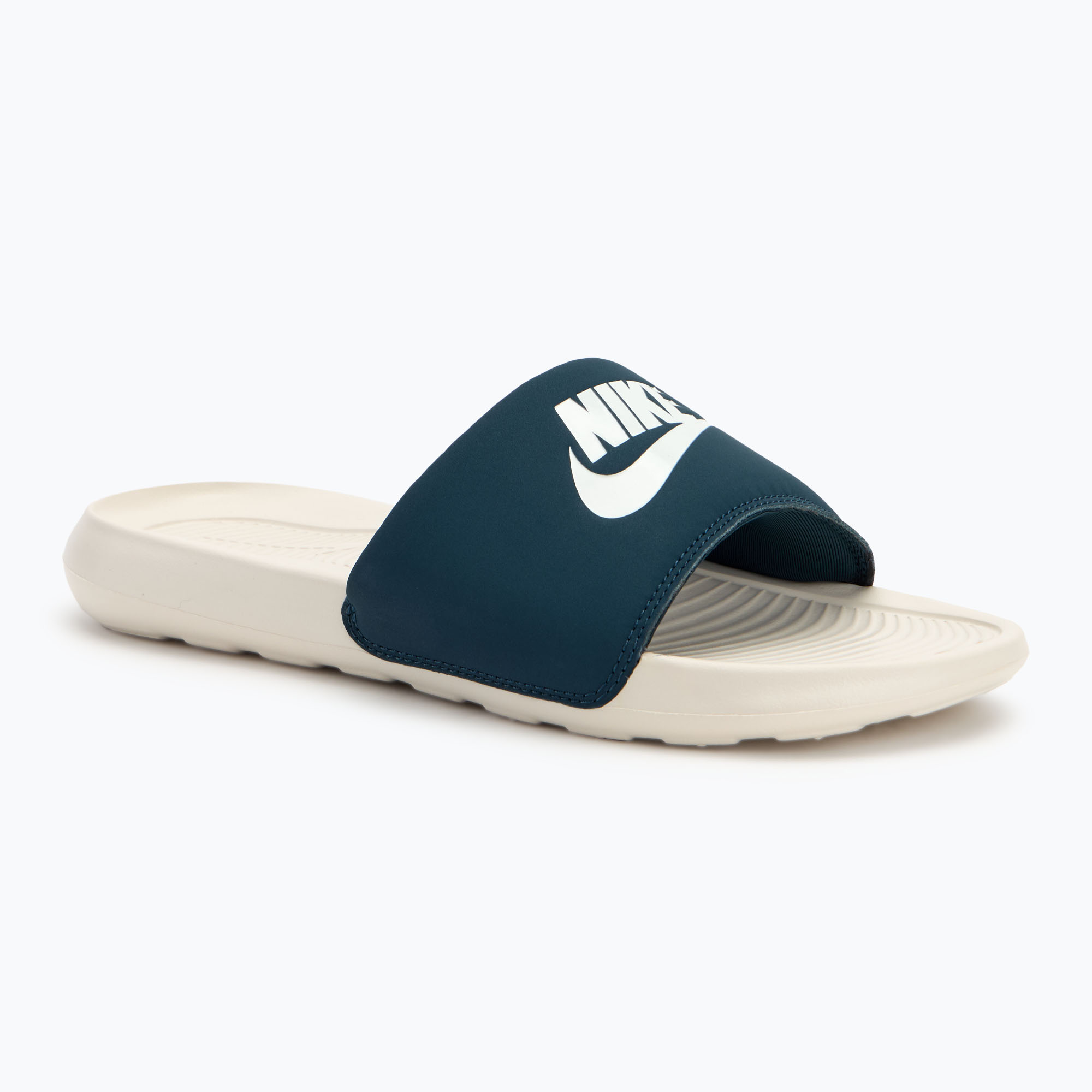Pánske šľapky Nike Victori One Slide armory navy / light orewood brown / sail (Victori One Slide CN9675-403)