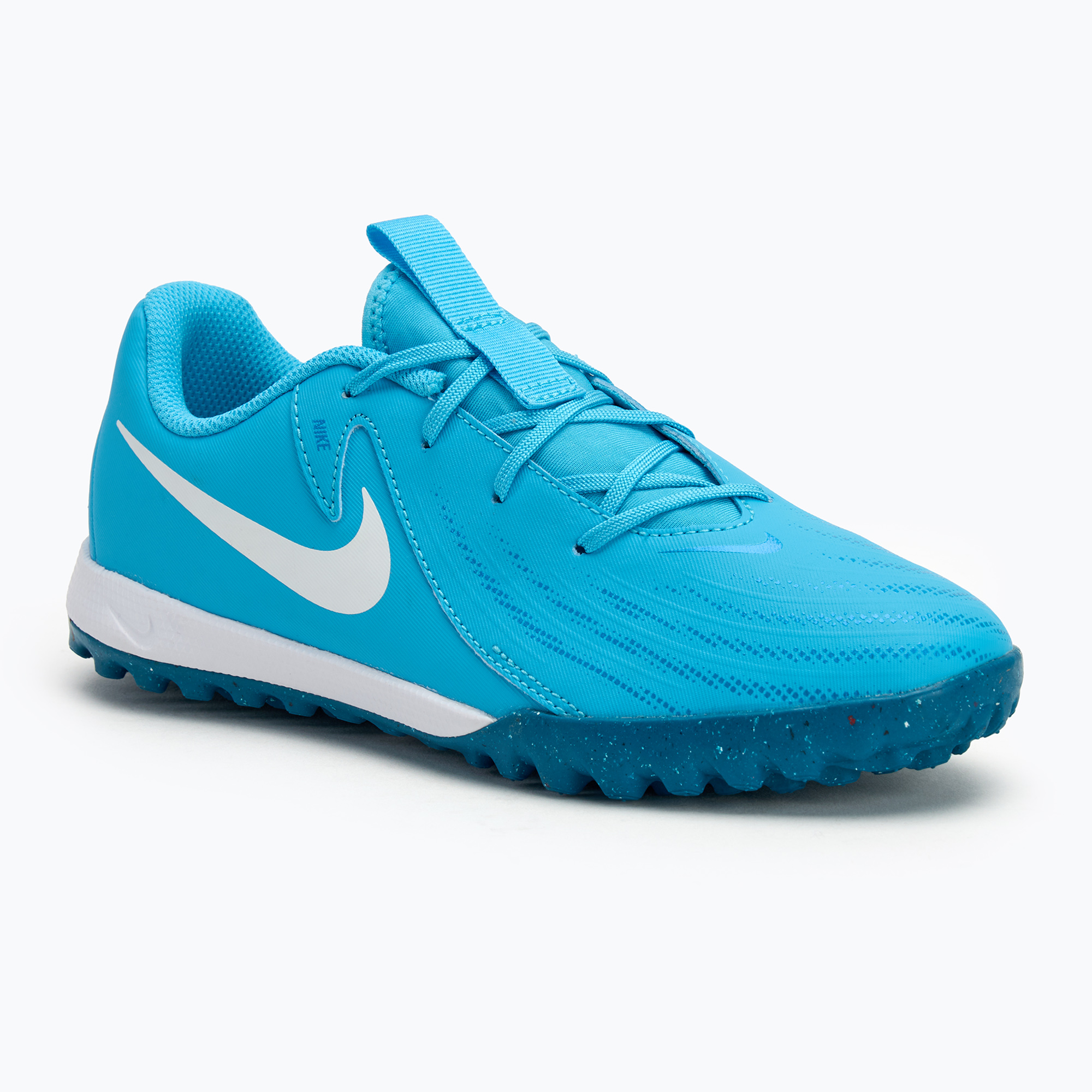 Detská futbalová obuv/kopačky Nike Phantom GX II Academy TF blue fury/white (Phantom GX II Academy TF FJ2608-400)