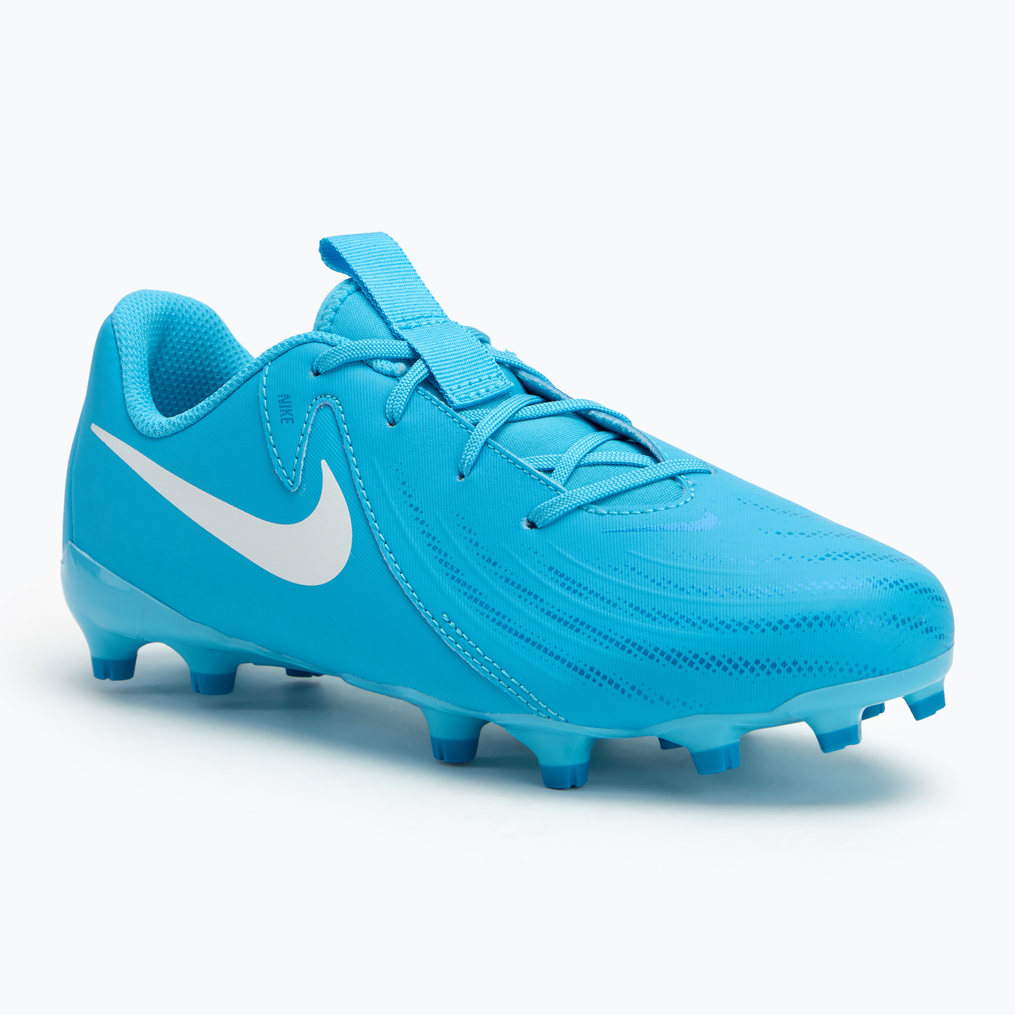 Detská futbalová obuv/kopačky Nike Phantom GX II Academy FG/MG Junior blue fury/white (Phantom GX II Academy FG/MG Junior FD6722-400)