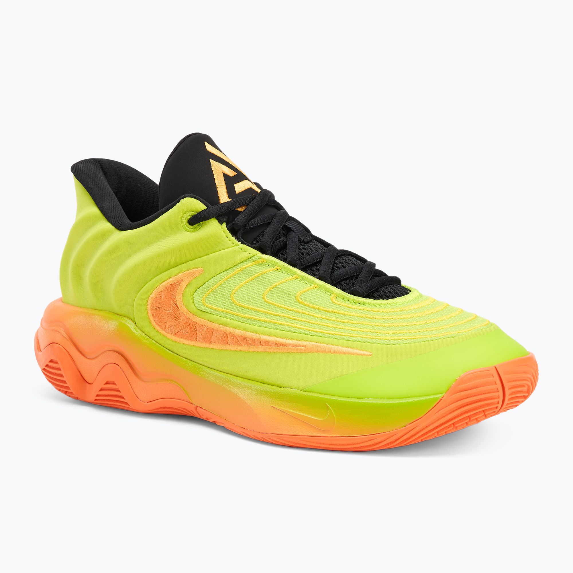 Basketbalové topánky Nike Giannis Immortality 4 cyber / sundial / lightning / bright mandarin (Giannis Immortality 4 FQ3680-301)