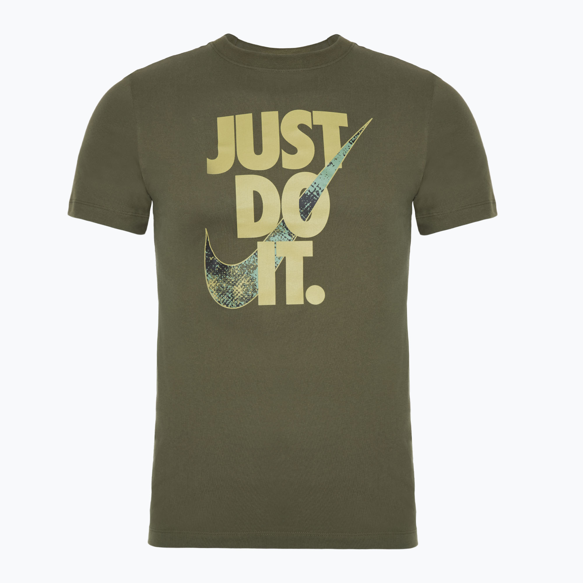 Pánske tréningové tričko Nike Dri-FIT SS medium olive (Dri-FIT SS HF6139-222)