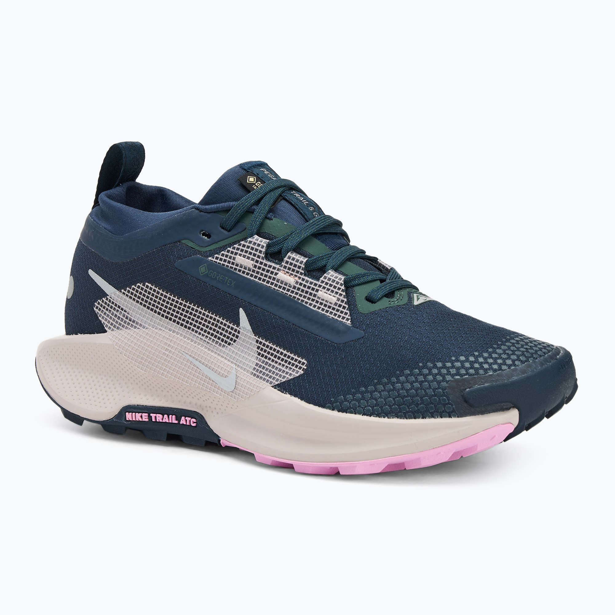 Dámska bežecká obuv Nike Pegasus Trail 5 GTX armory navy/ metallic silver