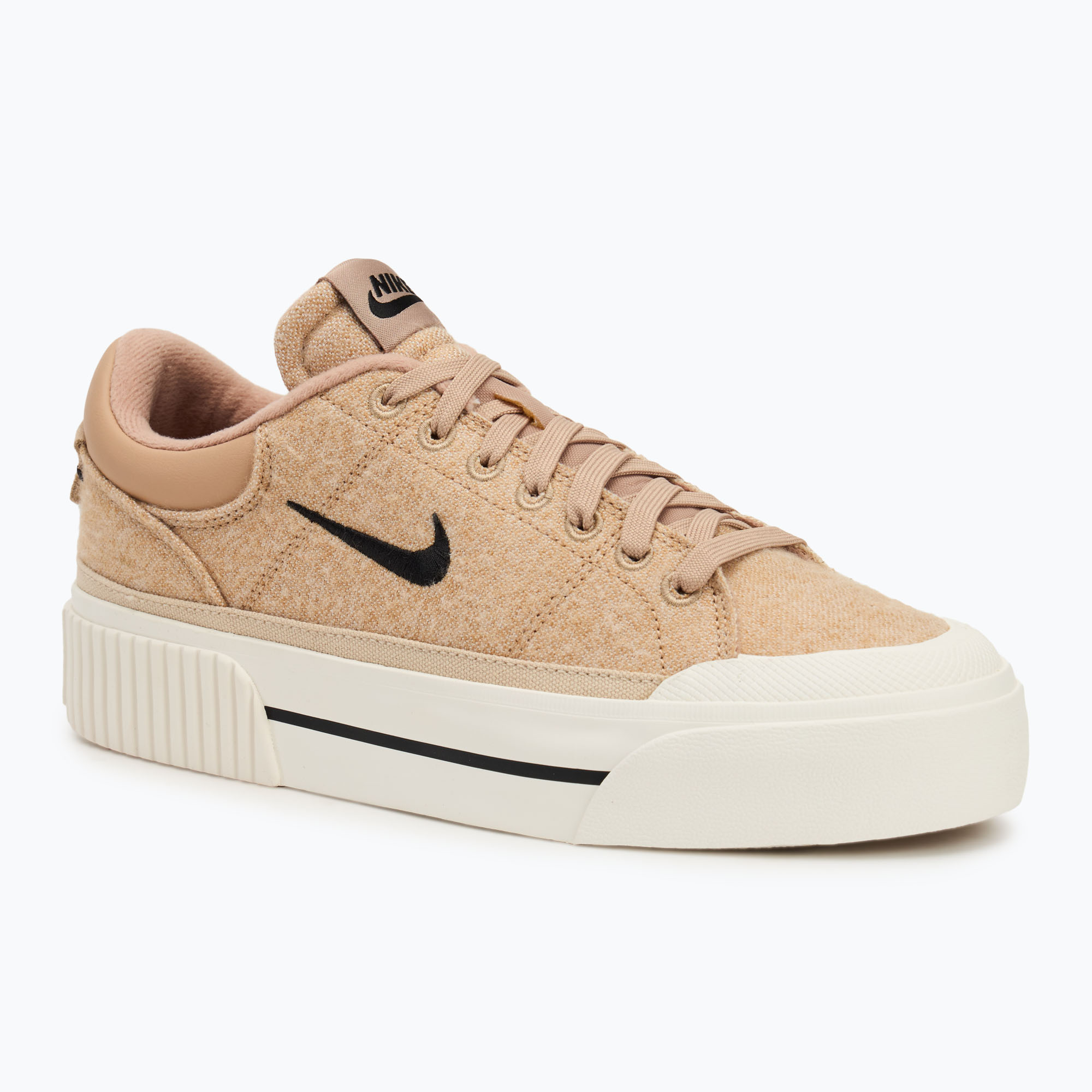 Dámska obuv Nike Court Legacy Lift hemp/sail/sanddrift/black (Court Legacy Lift FZ2606-200)