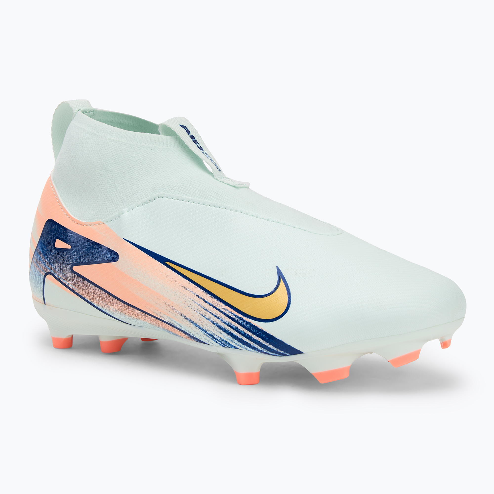 Detské kopačky Nike Superfly 10 Academy Mercurial Dream Speed FG/MG Jr barely green/crimson pulse/metallic gold coin