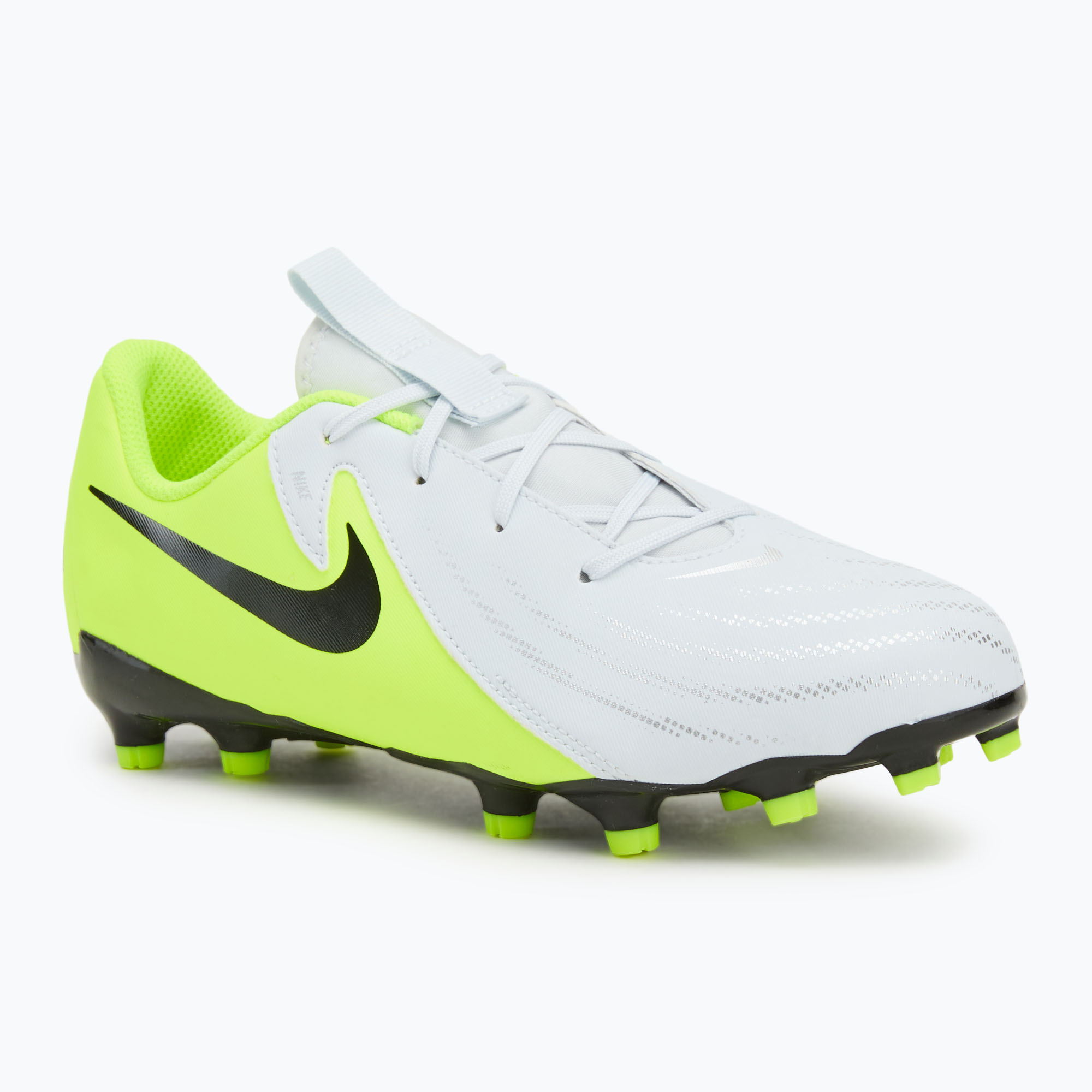 Detské kopačky Nike Phantom GX 2 Academy FG/MG metallic silver/volt/black (Phantom GX 2 Academy FG/MG FD6722-003)