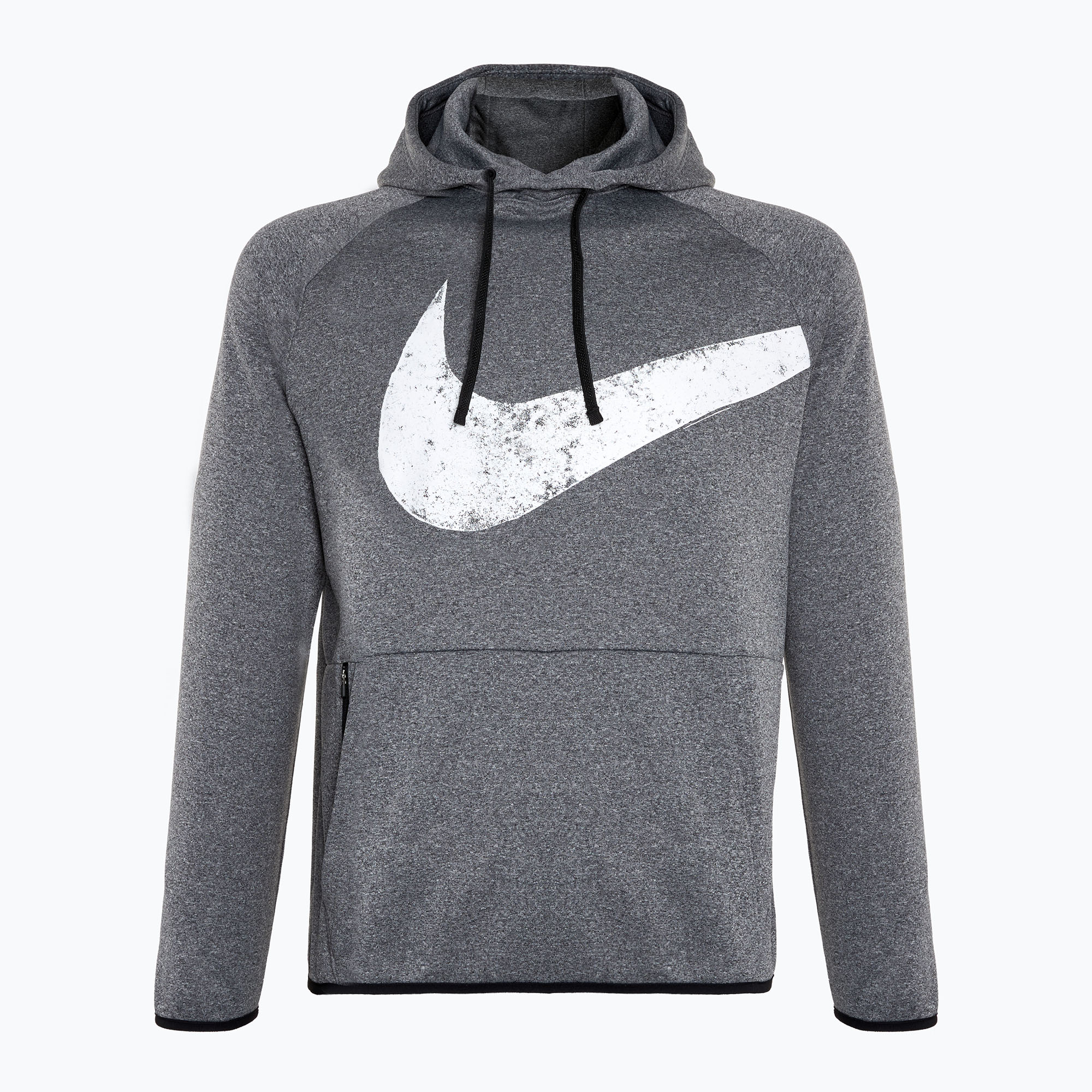Pánska mikina Nike Therma-FIT Fitness black/heather/black/white (Therma-FIT Fitness FZ1072-010)