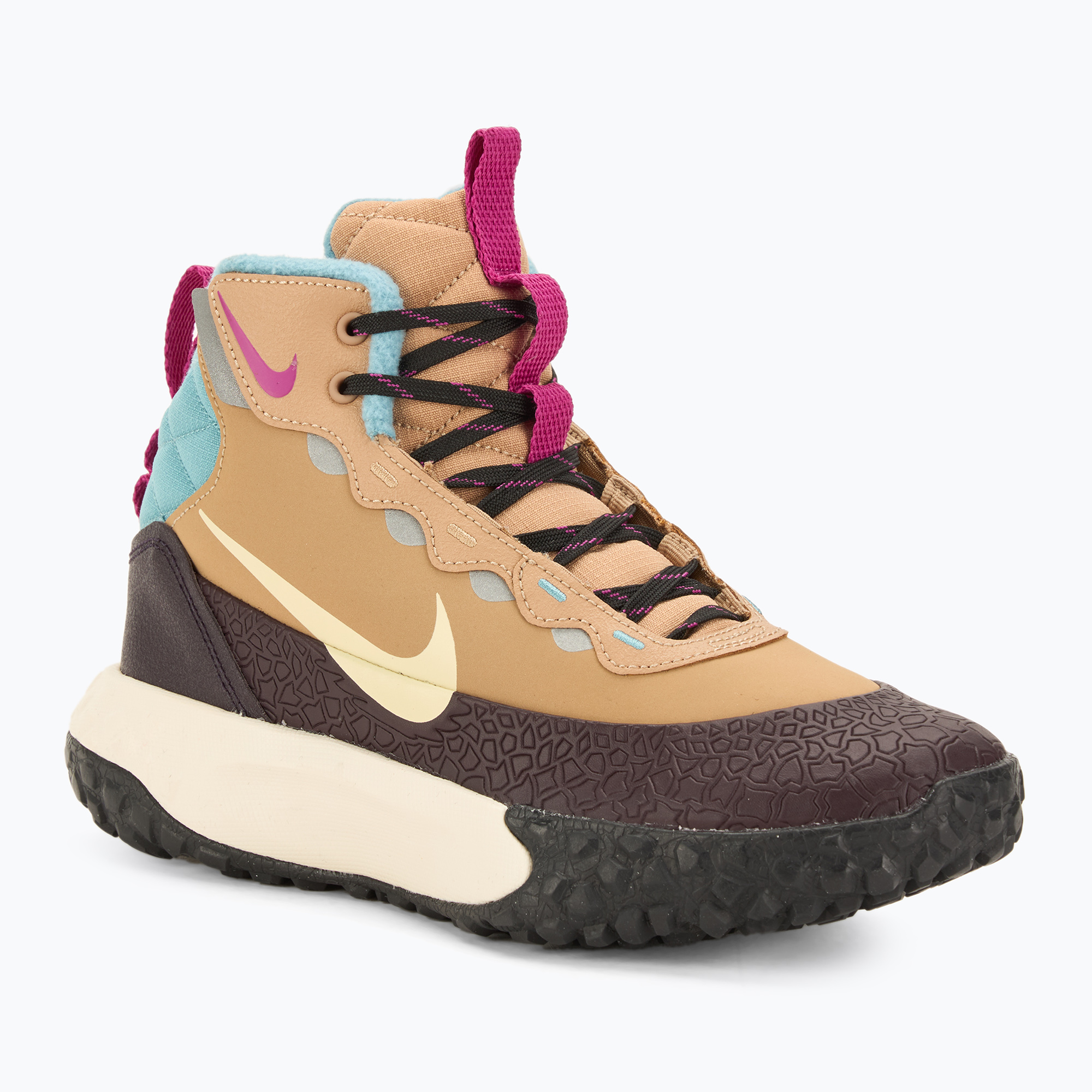 Detské topánky Nike Hikeda hemp / burgundy ash / denim turquoise / pale ivory (Terrascout FV4173-200)