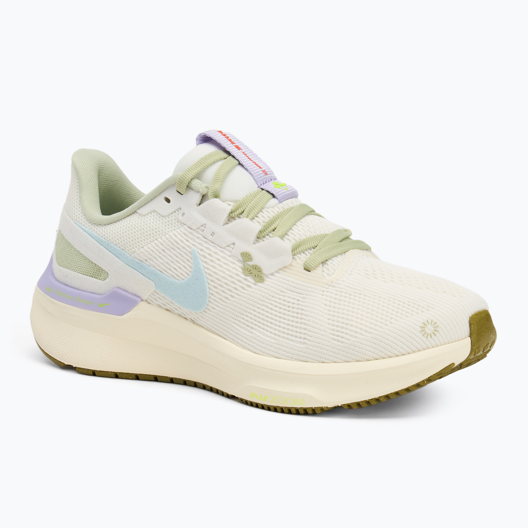 Dámske bežecké topánky Nike Structure 25 sail/pale ivory/volt/ glacier blue (Structure 25 HQ3466-141)