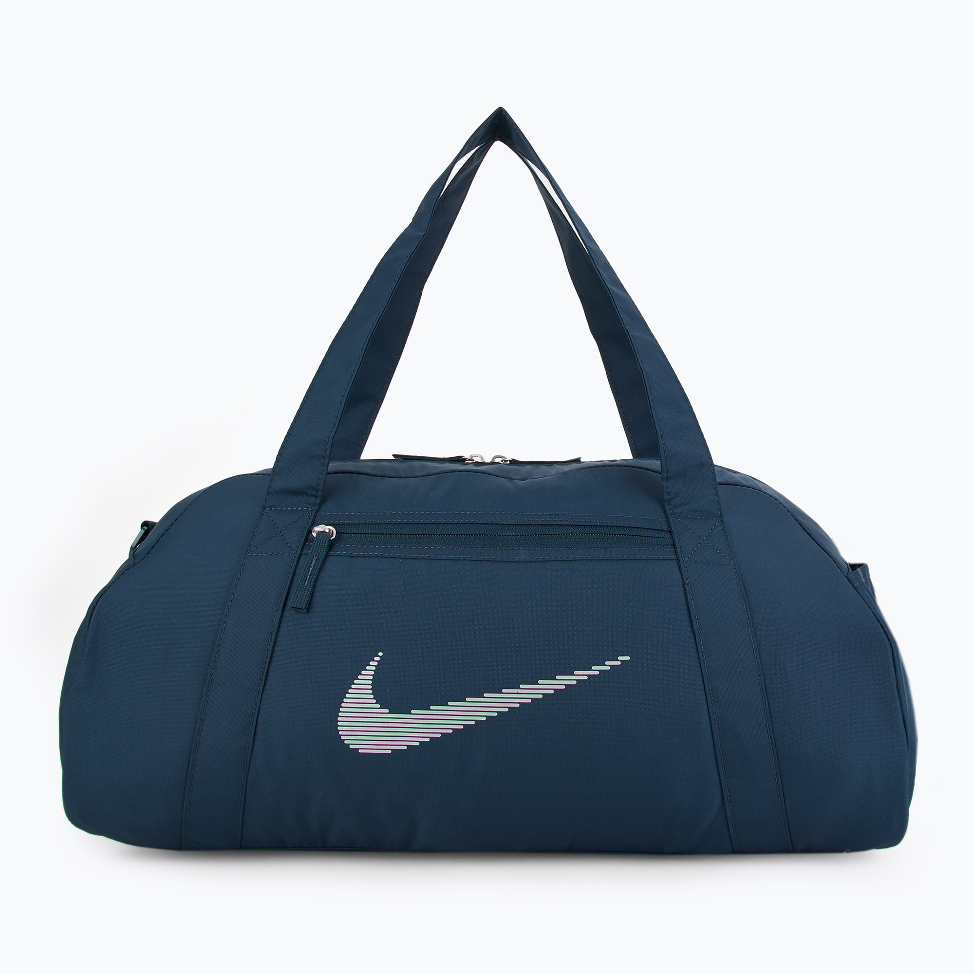 Dámska tréningová taška Nike Gym Club 24 l armory navy/ armory navy/ metallic silver (Gym Club DR6974-478)
