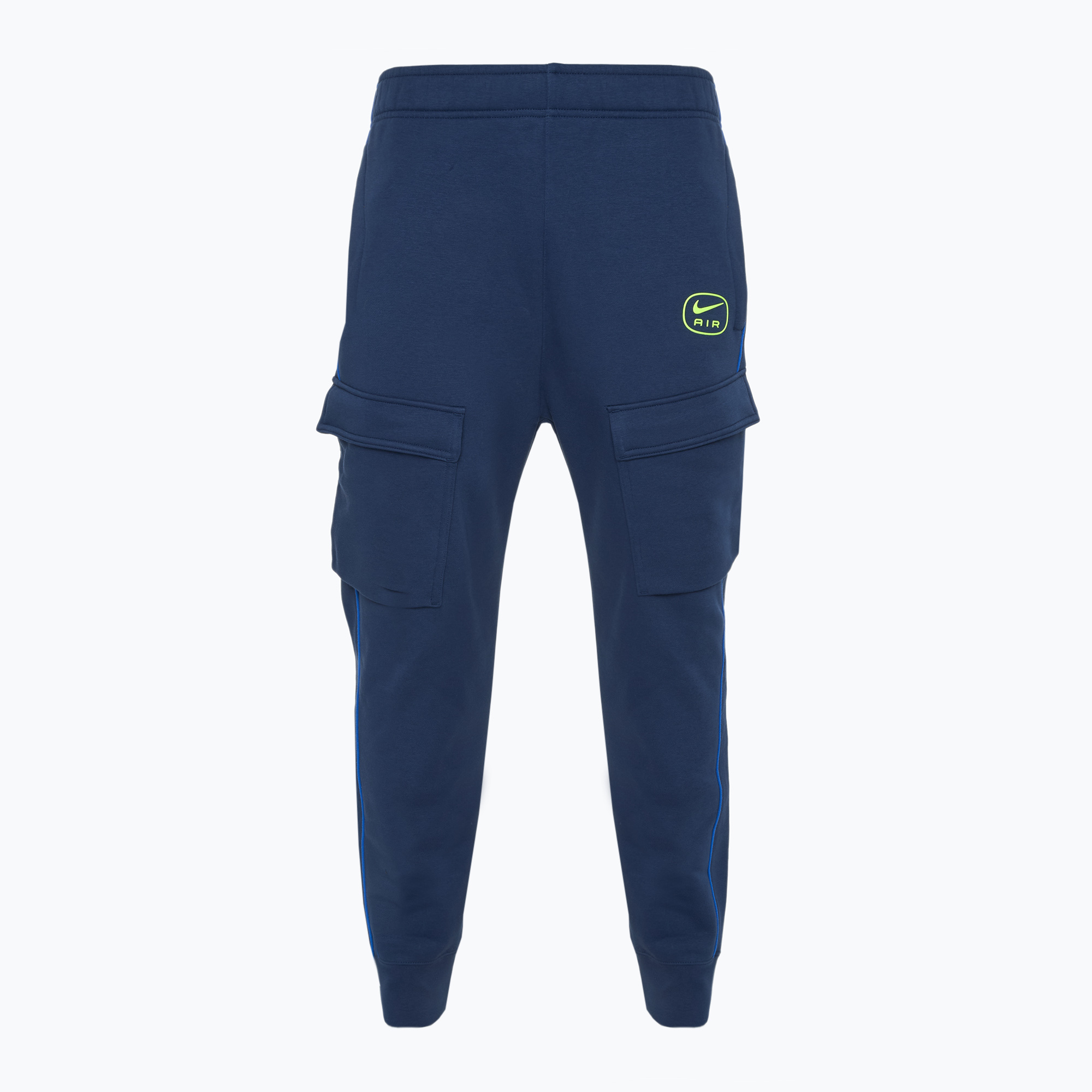 Pánske nohavice Nike Air Fleece Cargo midnight navy/ volt (Air Fleece Cargo HM0180-410)