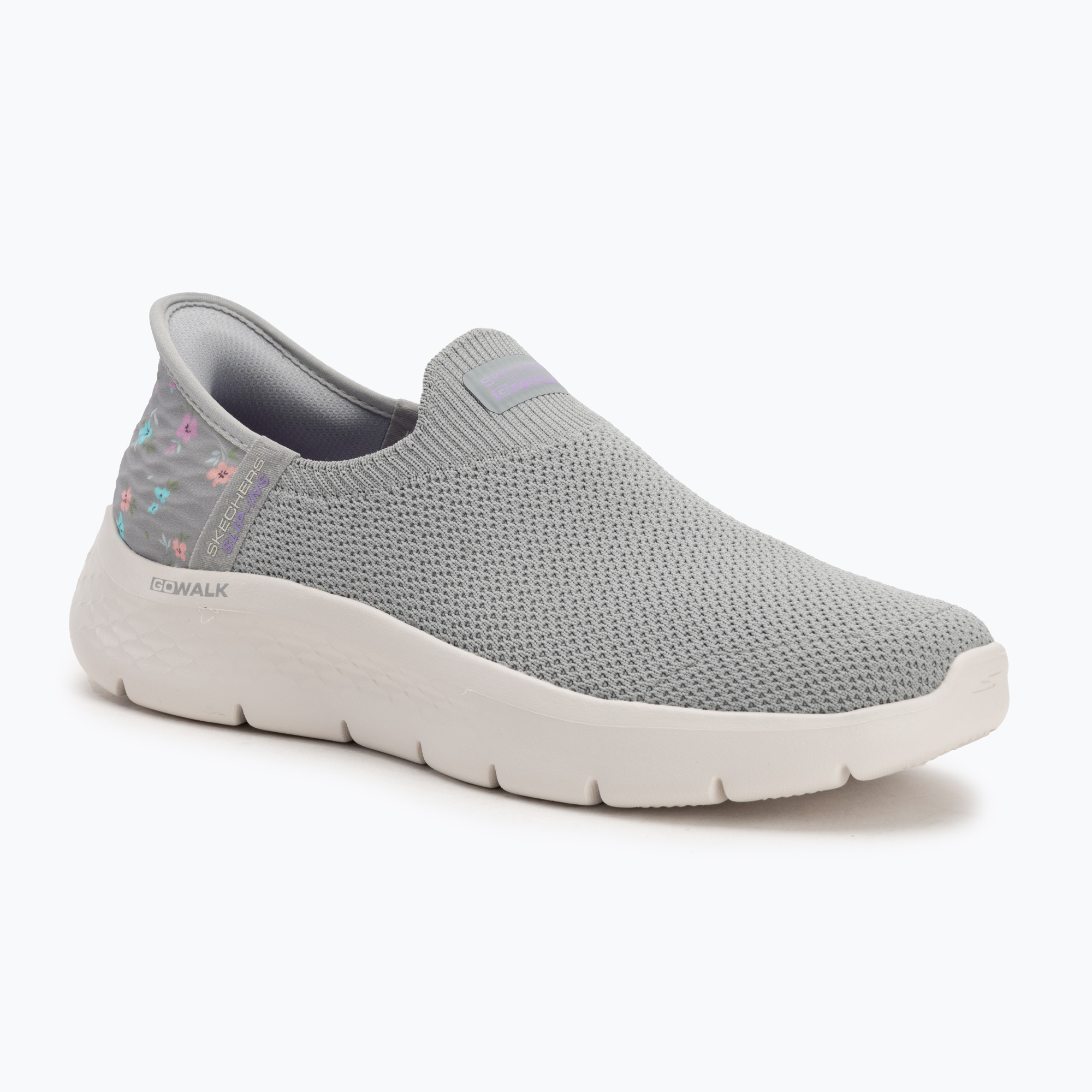 Dámske topánky SKECHERS Go Walk Flex Sunset Rose gray/lavender (Go Walk Flex Sunset Rose 124822 GYLV)