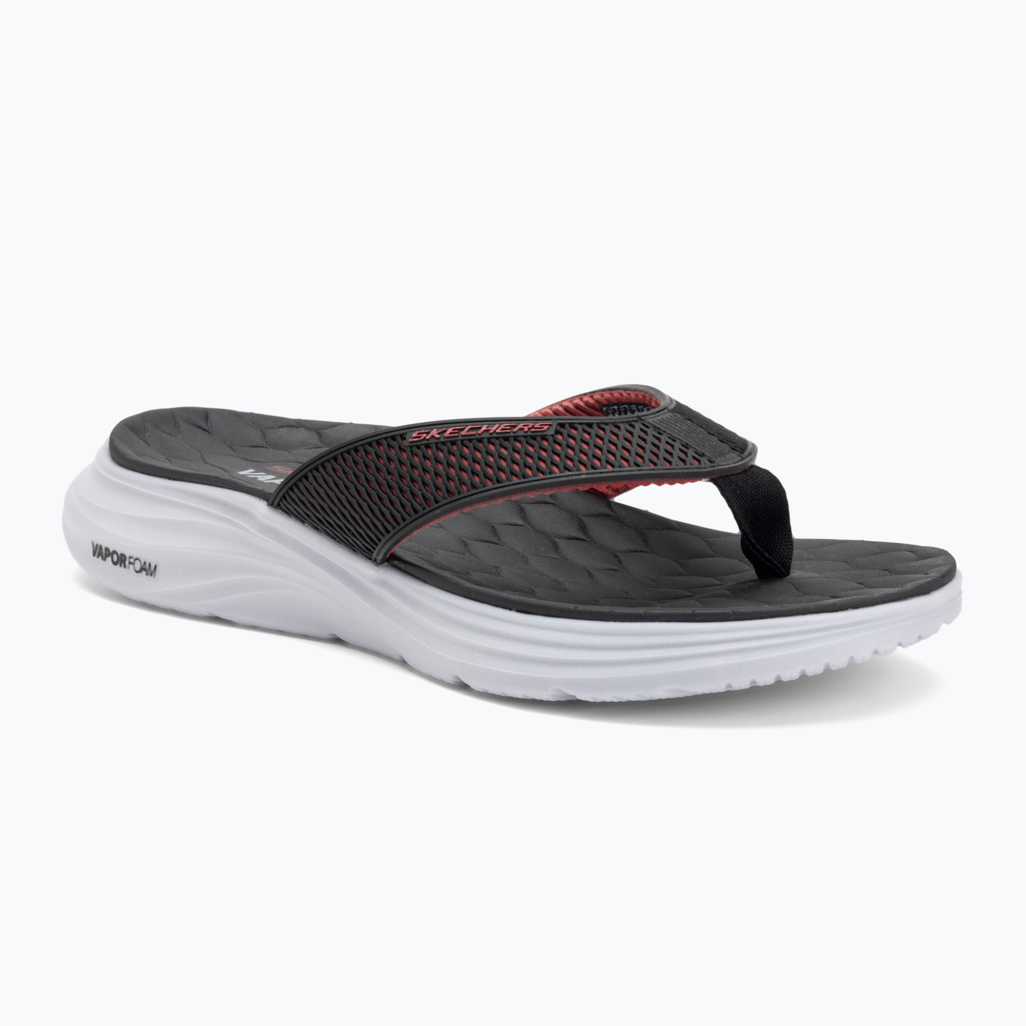 Pánske žabky SKECHERS Vapor Foam Sandal Sayto black (Vapor Foam Sandal Sayto 232894 BKRD)
