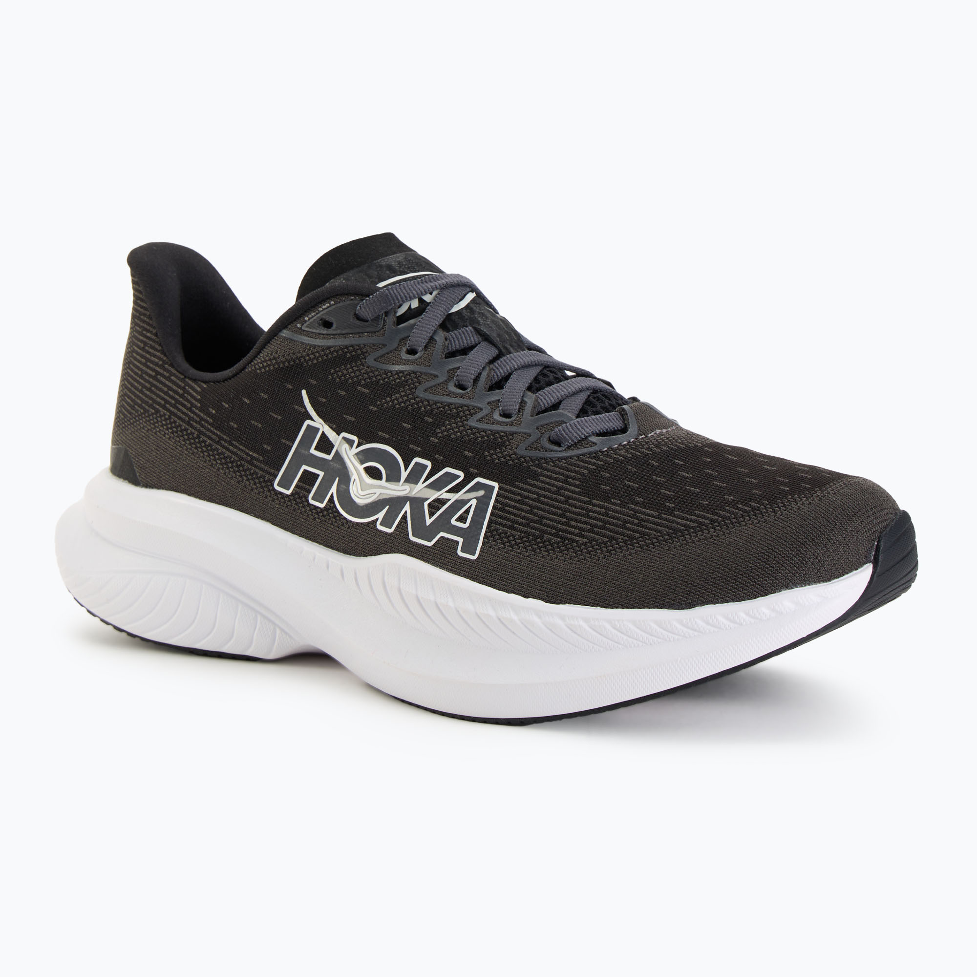 Pánska bežecká obuv HOKA Mach 6 black/white (Mach 6 1147790-BWHT)