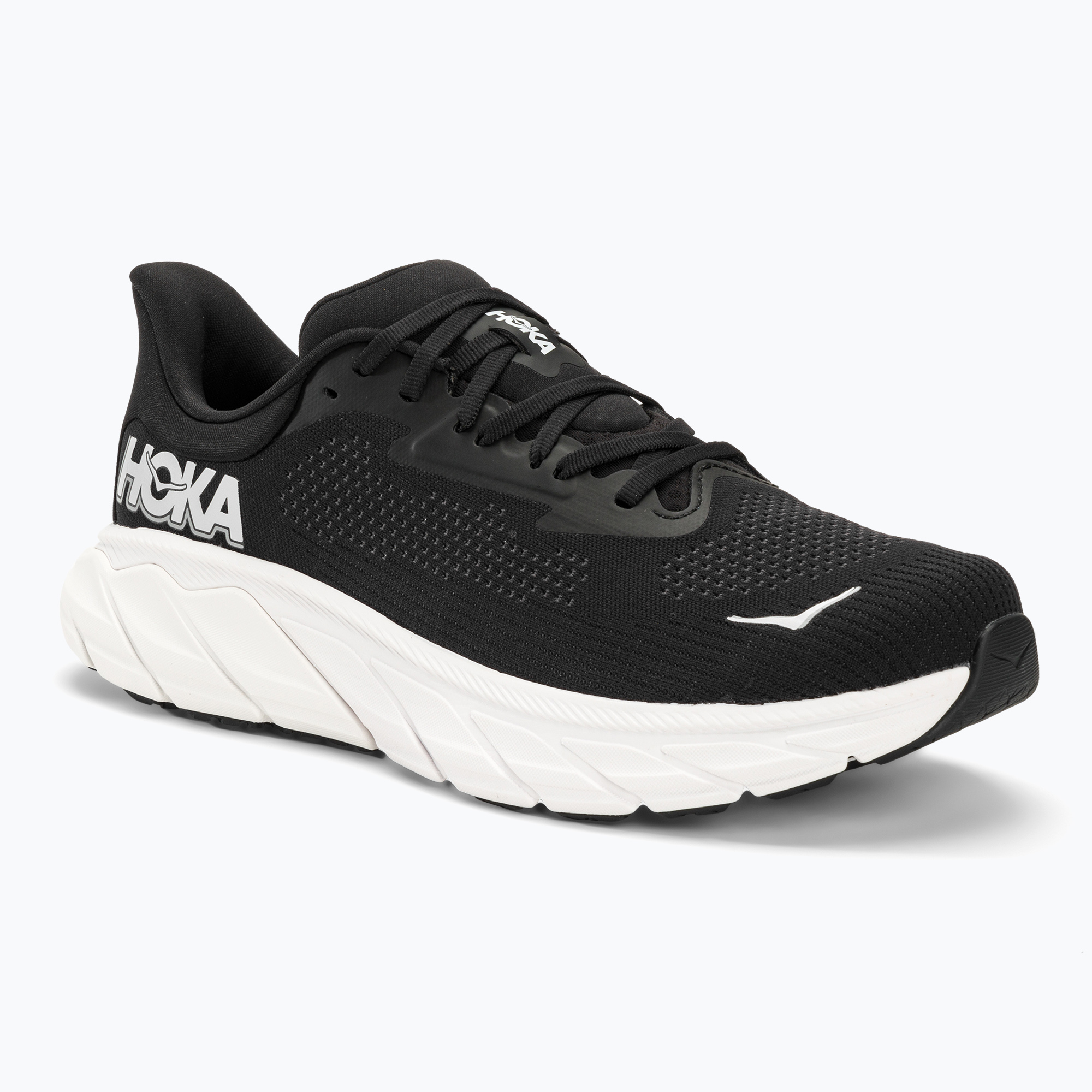 Pánska bežecká obuv HOKA Arahi 7 Wide black/white (Arahi 7 Wide 1147870-BWHT)