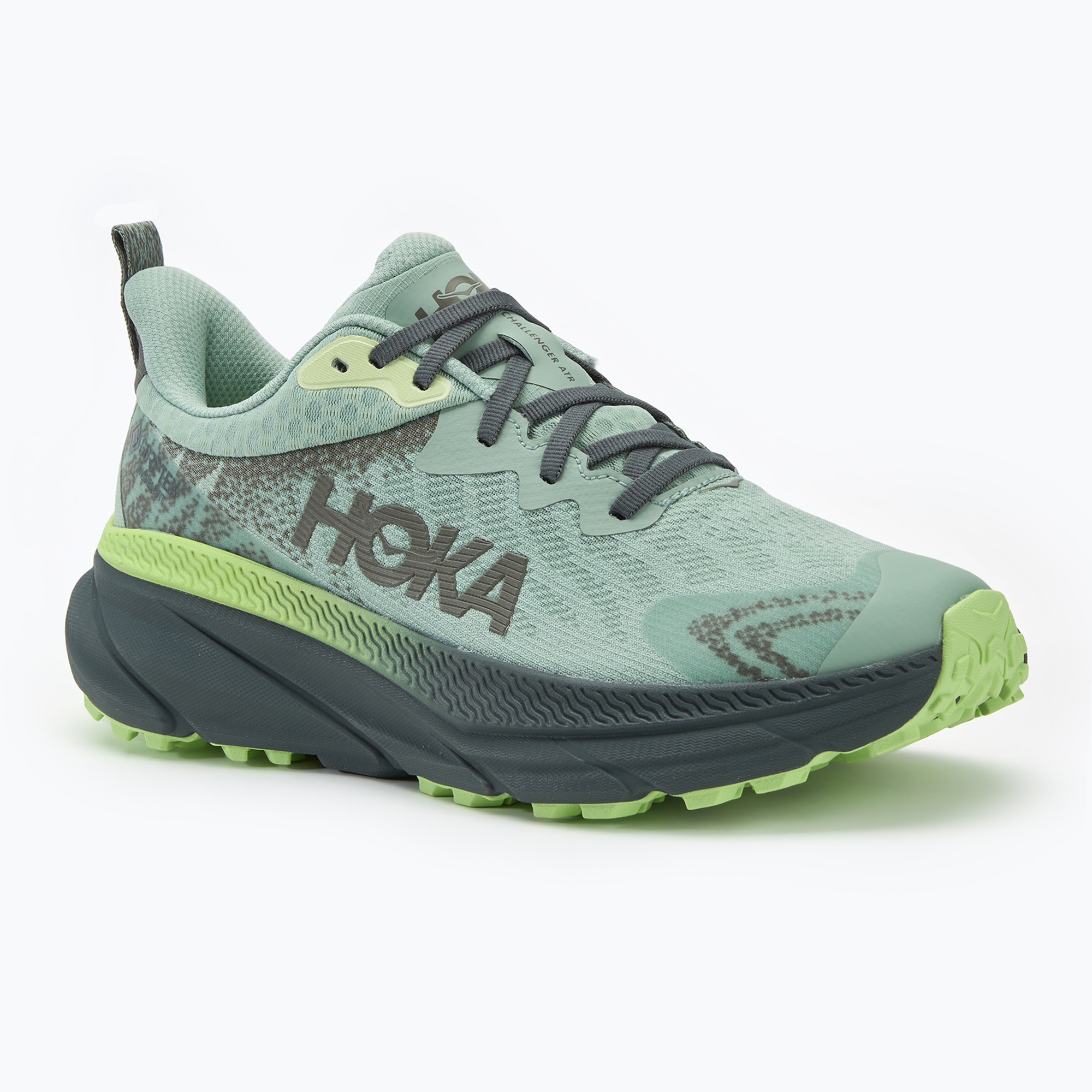Pánska bežecká obuv HOKA Challenger 7 GTX aloe vera/lettuce (Challenger 7 GTX 1134501F-ALVR)