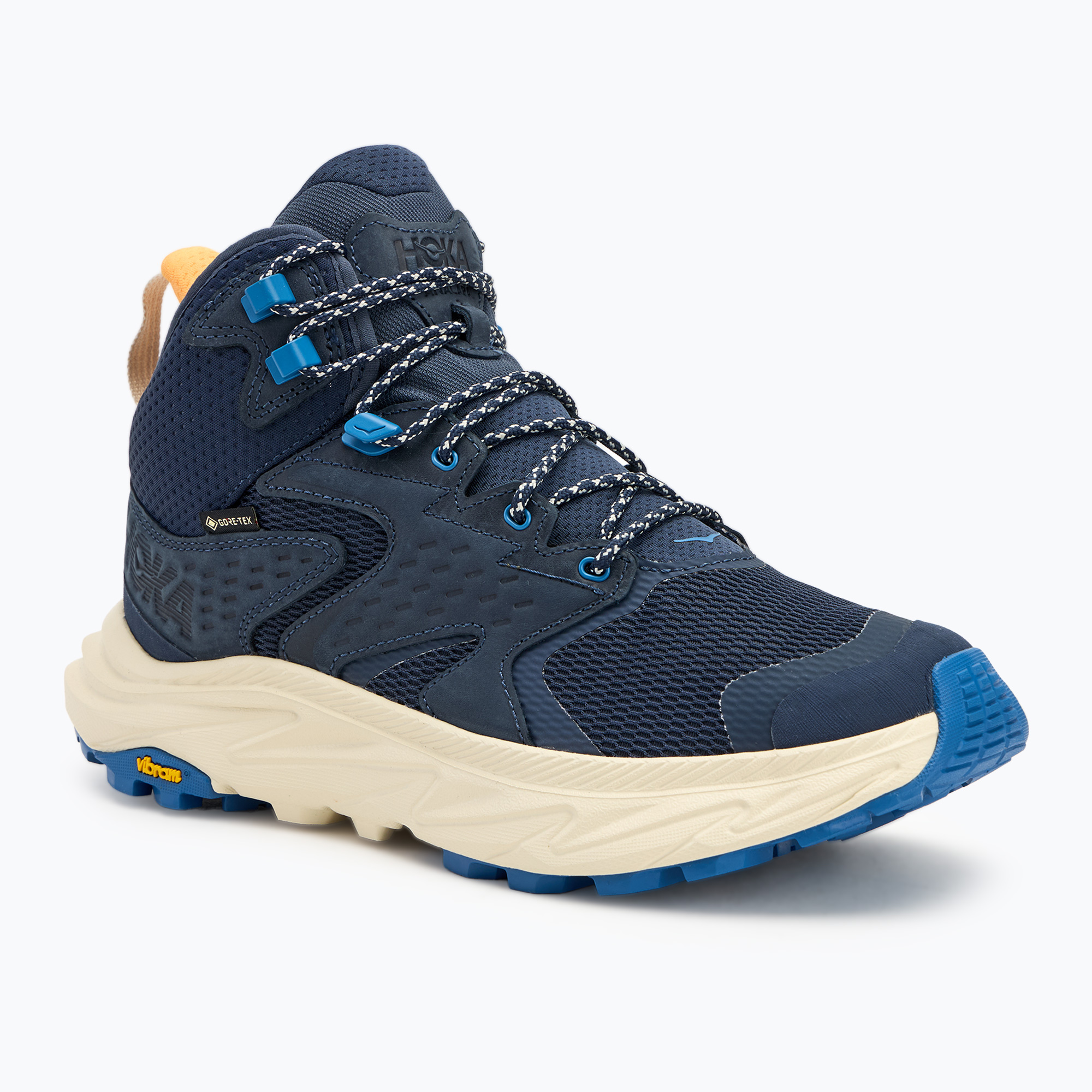 Pánska turistická obuv HOKA Anacapa 2 Mid GTX varsity navy/oat milk (Anacapa 2 Mid GTX 1141633F-VNV)