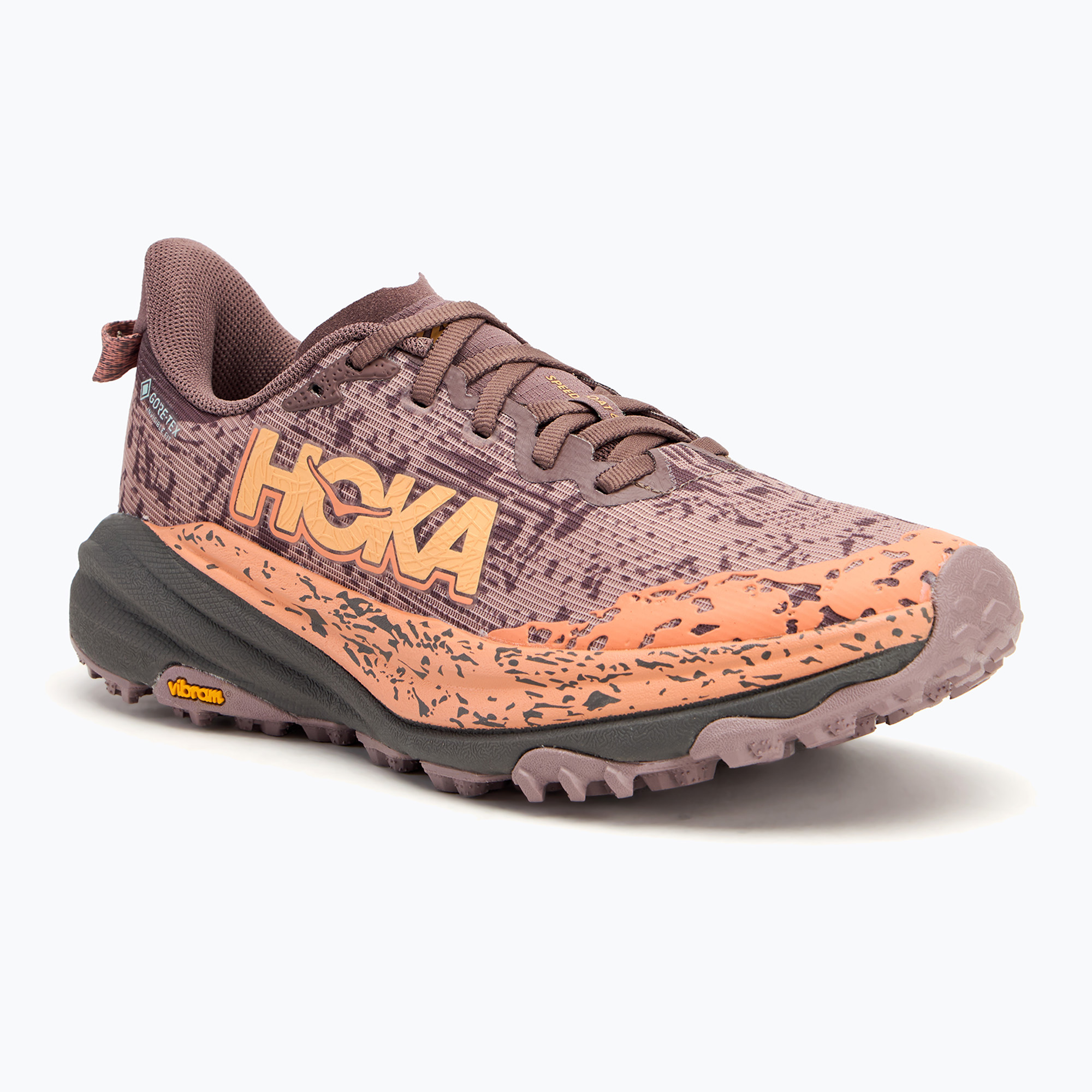 Dámska bežecká obuv Hoka Speedgoat 6 GTX smoky quartz/quartzite (Speedgoat 6 GTX 1155151-SZQ)