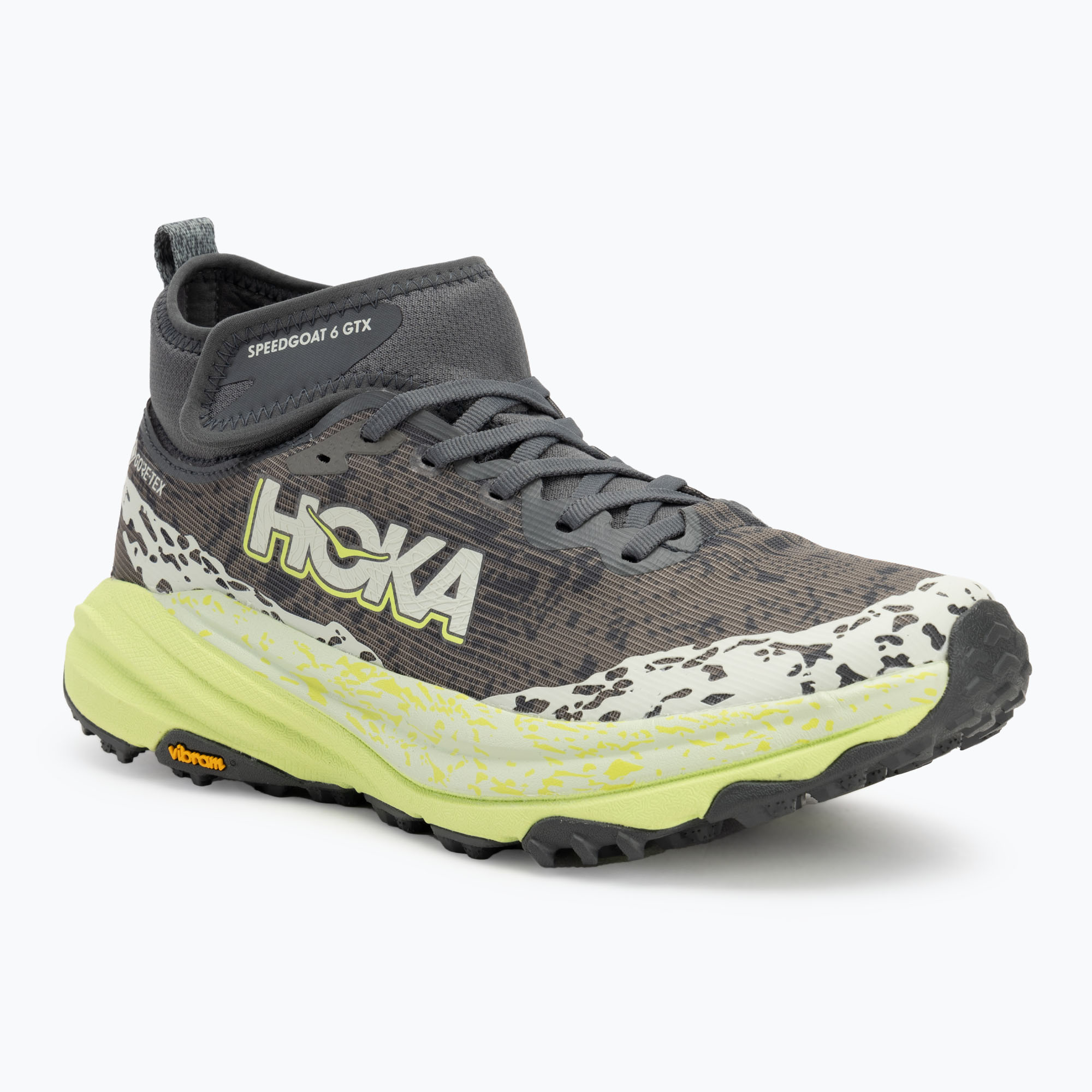 Pánska bežecká obuv Hoka Speedgoat 6 MID GTX outer orbit/lettuce (Speedgoat 6 MID GTX 1155152-OTC)