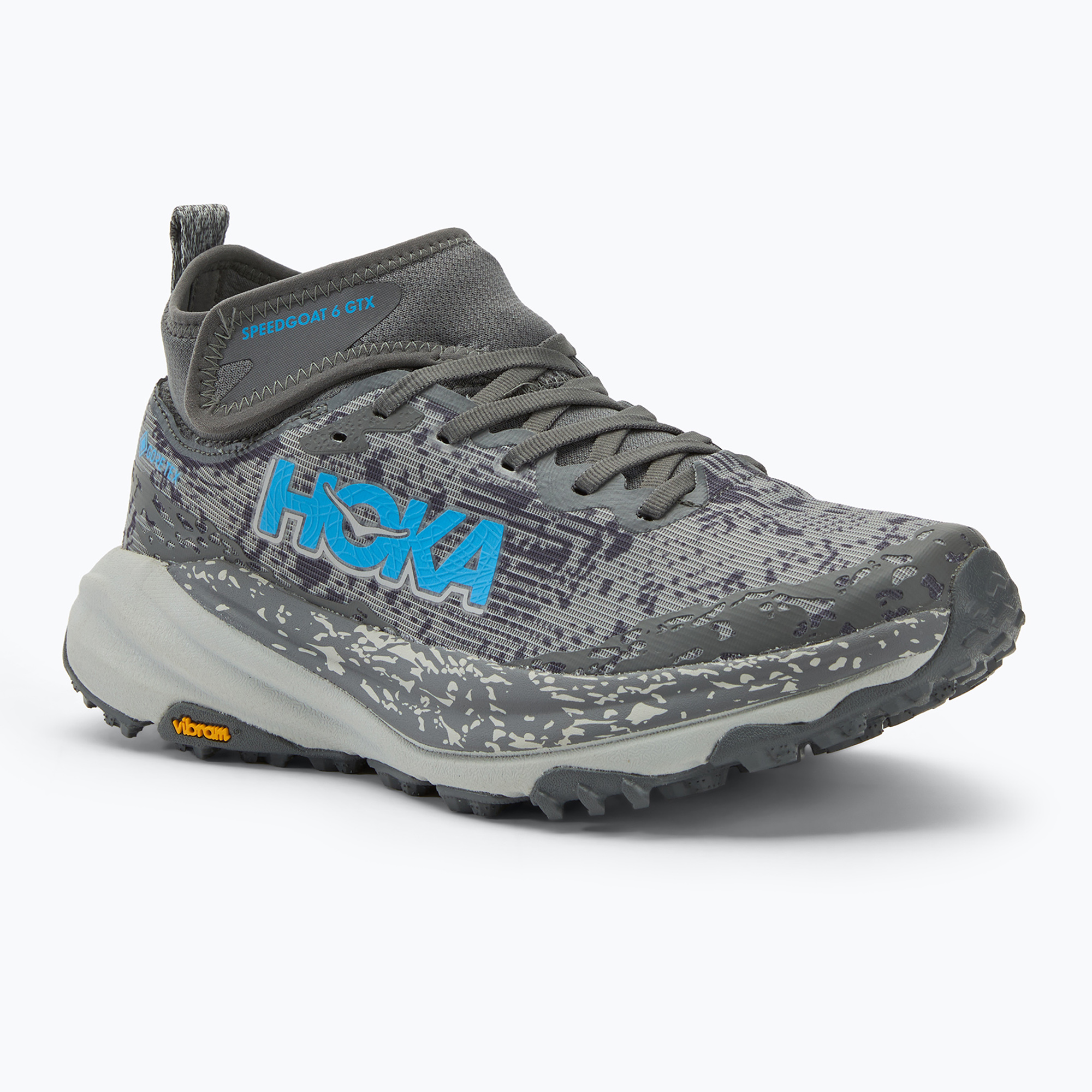 Pánska bežecká obuv Hoka Speedgoat 6 MID GTX satellite grey/stardust (Speedgoat 6 MID GTX 1155152-SLTG)