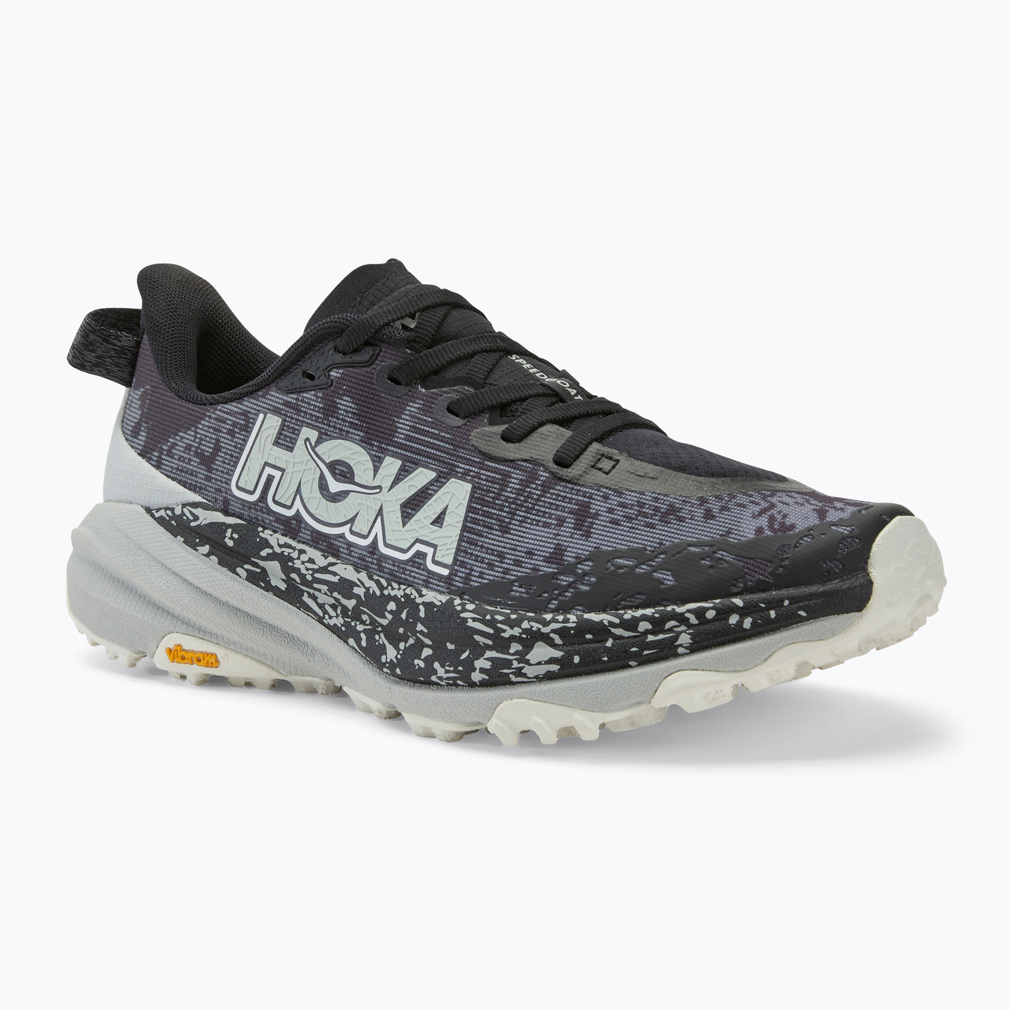 Pánska bežecká obuv HOKA Speedgoat 6 black/stardust (Speedgoat 6 1147791-BKSTR)