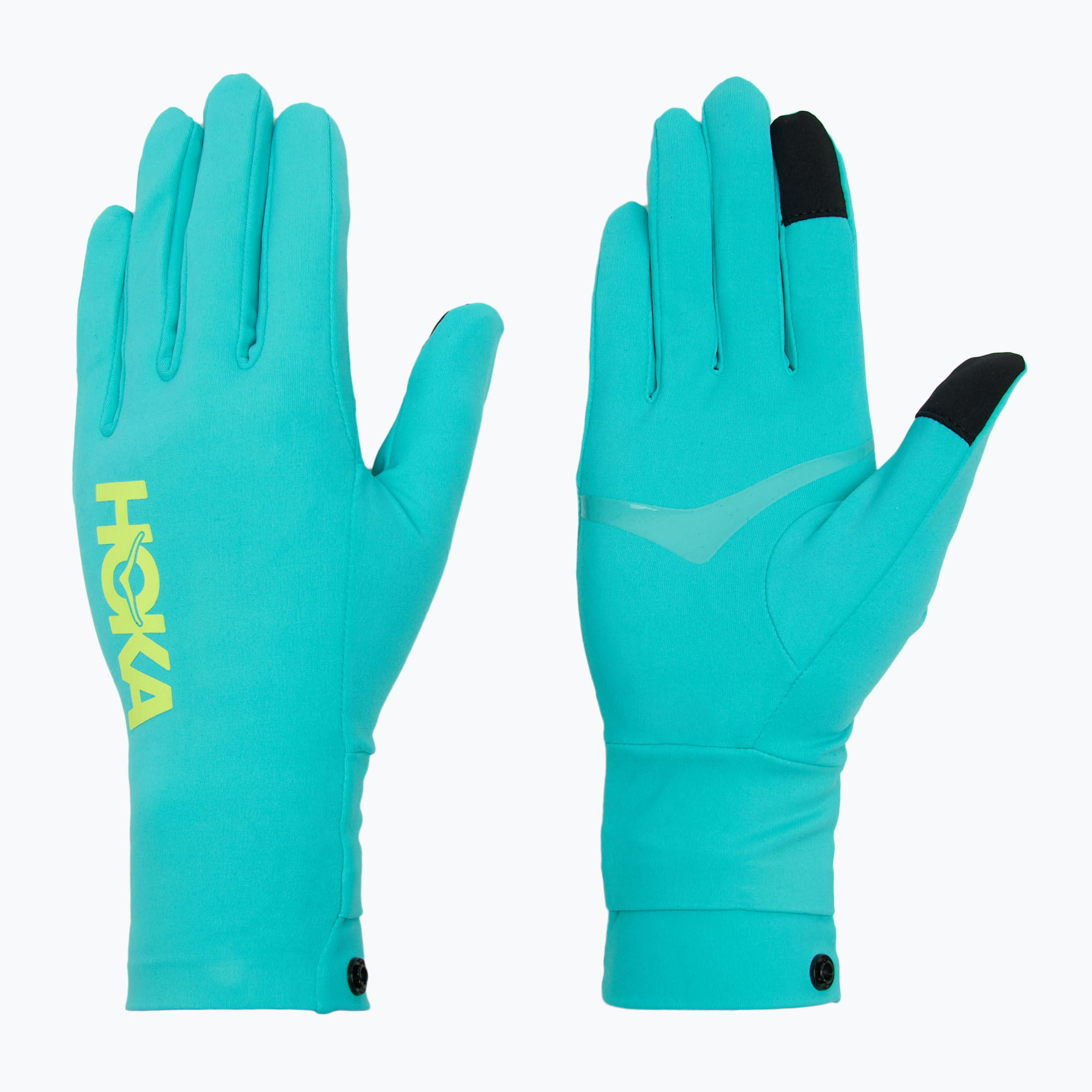 Bežecké rukavice HOKA Airolite Run electric aqua (Airolite Run 1151232-ELC)