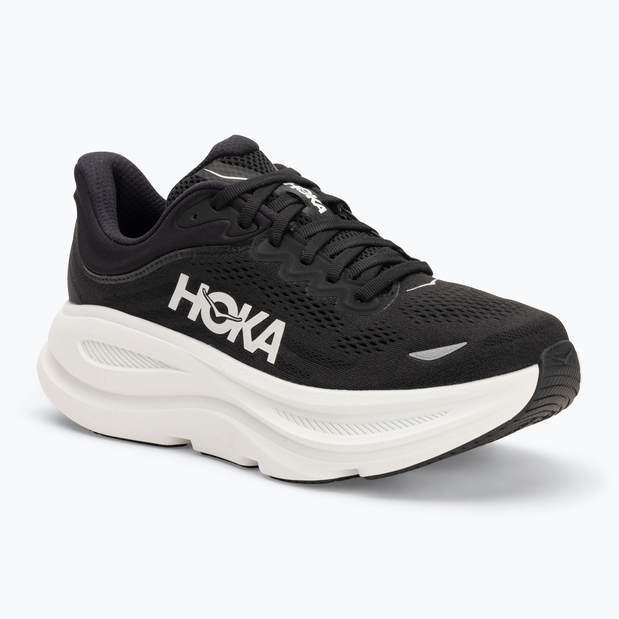 Pánska bežecká obuv HOKA Bondi 9 black/white (Bondi 9 1162011-BWHT)