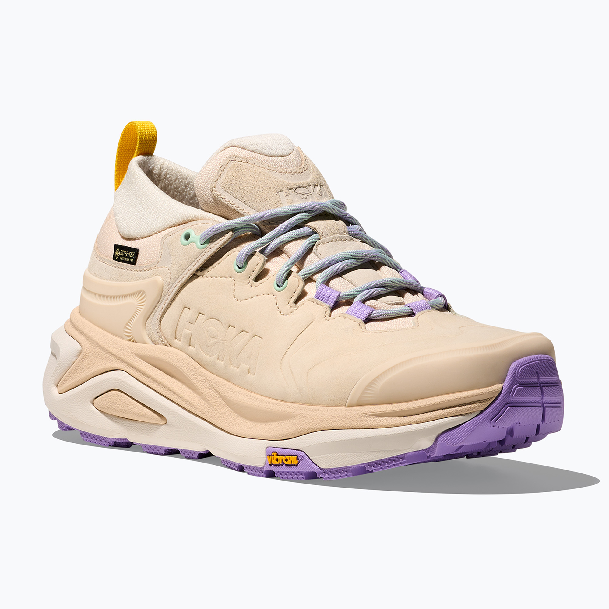 Dámske turistické topánky HOKA Kaha 3 Low GTX vanilla/mint fluorite (Kaha 3 Low GTX 1162533-VLM)