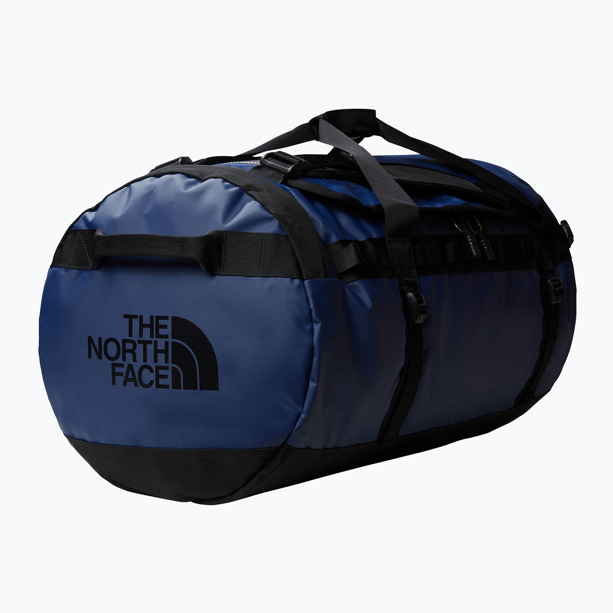 Cestovná taška The North Face Base Camp Duffel L 95 l summit navy/black/npf (Base Camp Duffel L NF0A52SB4Y21)