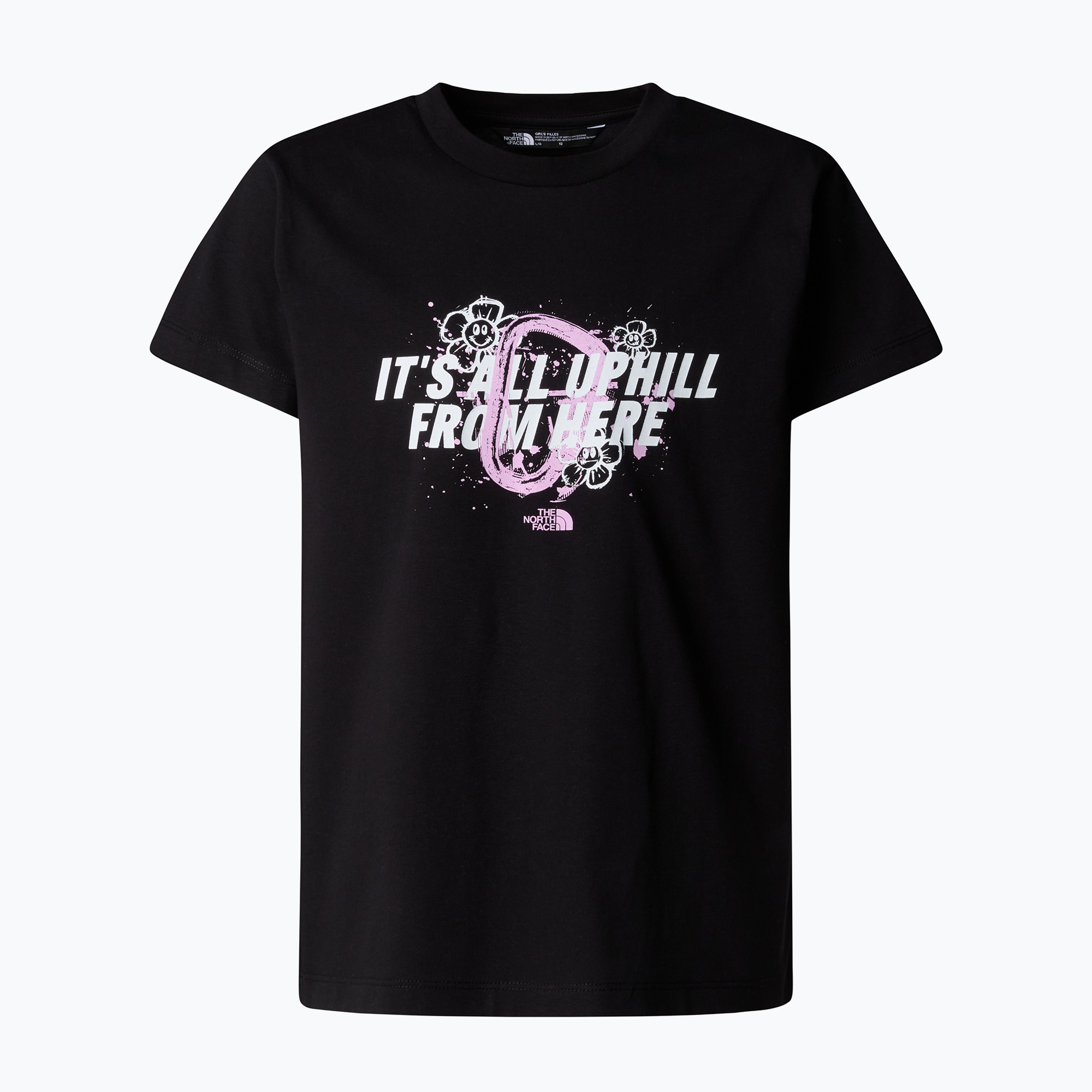 Detské tričko The North Face Graphic Relaxed Tee tnf black (Graphic Relaxed Tee NF0A8AXFJK31)