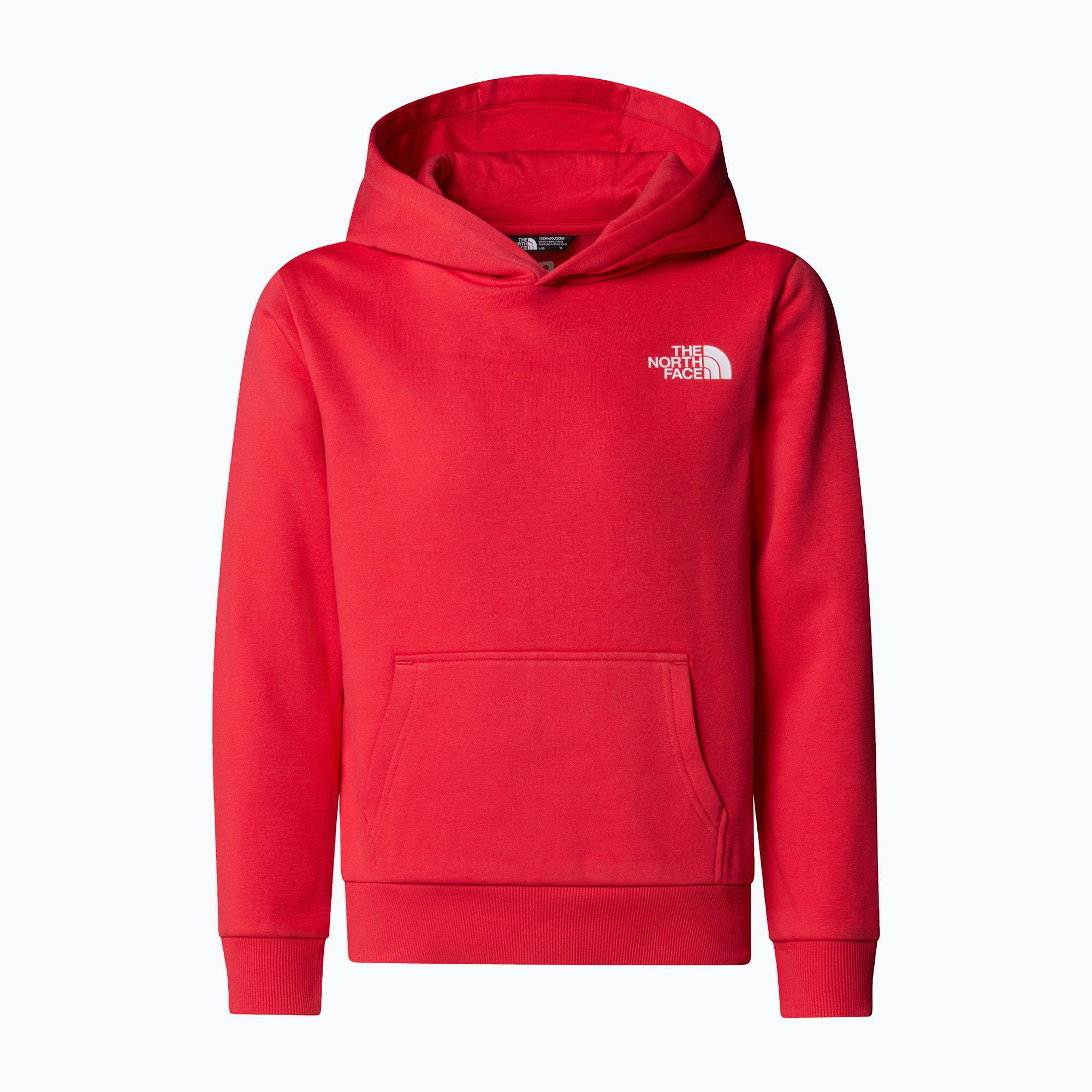 Detská mikina The North Face Teen Simple Dome Hoodie hibiscus (Teen Simple Dome Hoodie NF0A8AXV6IE1)