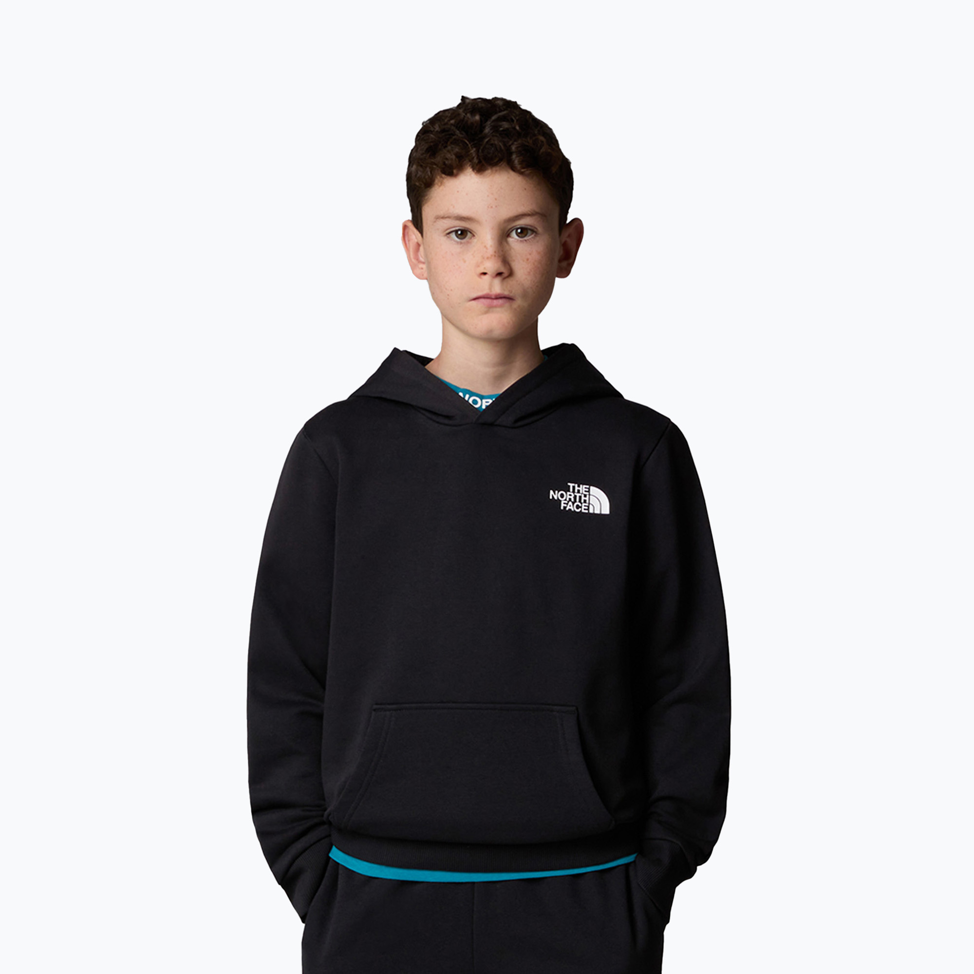 Detská mikina The North Face Teen Simple Dome Hoodie tnf black