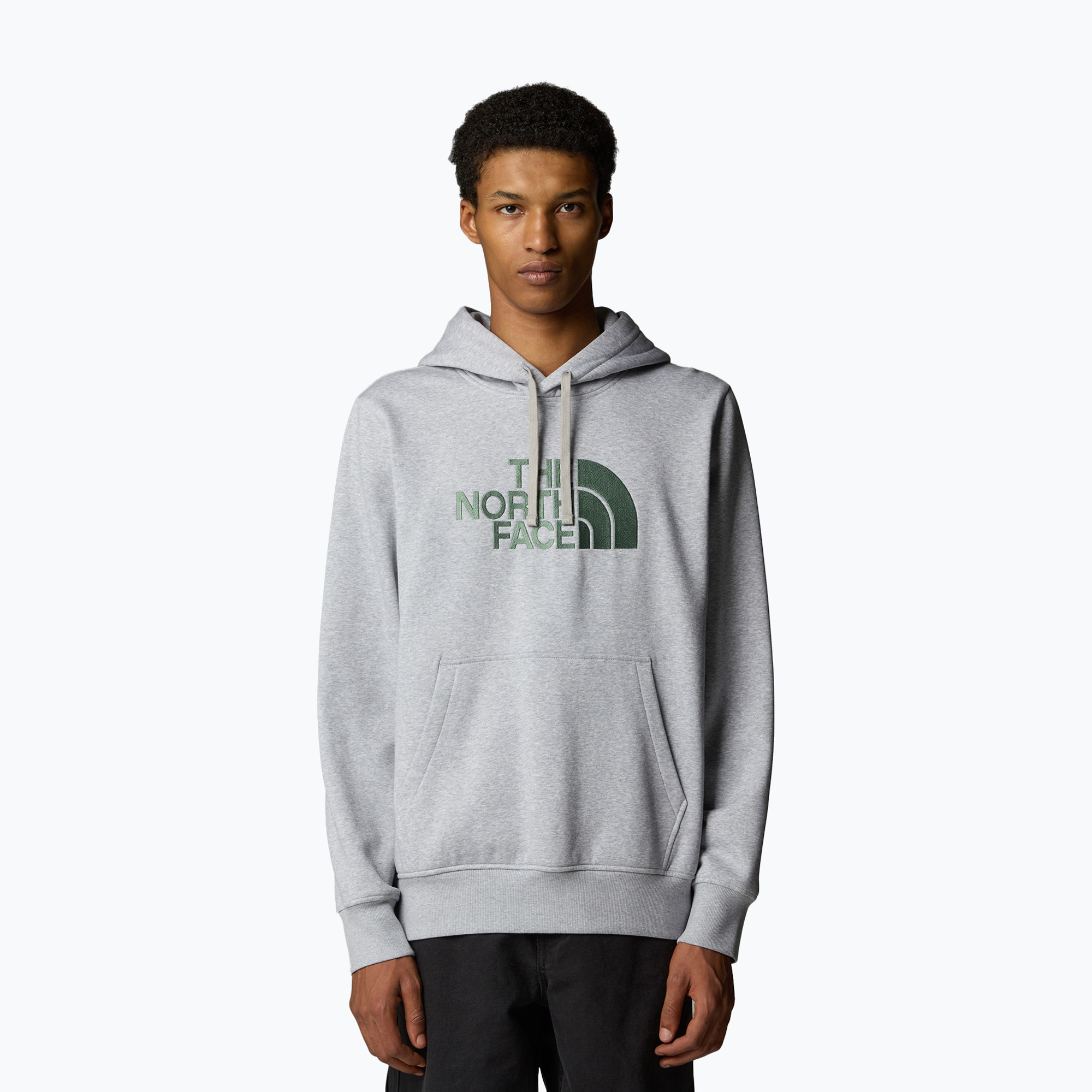 Pánska mikina The North Face Drew Peak Pullover Hoodie tnf light grey