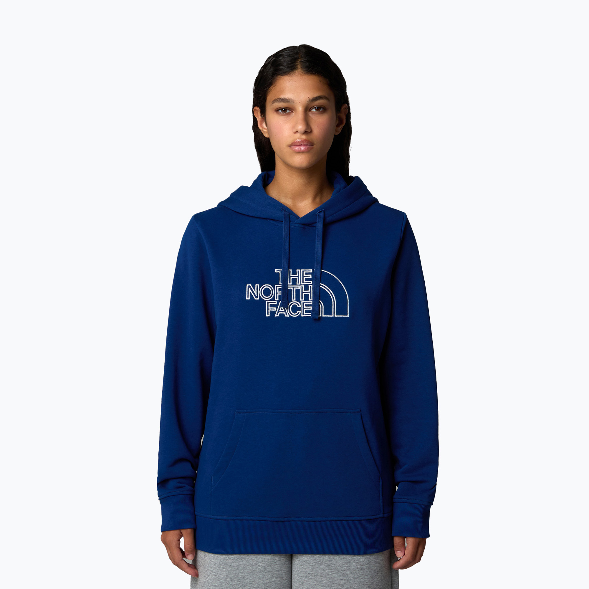 Dámska mikina The North Face Drew Peak Light Hoodie blue/white dune