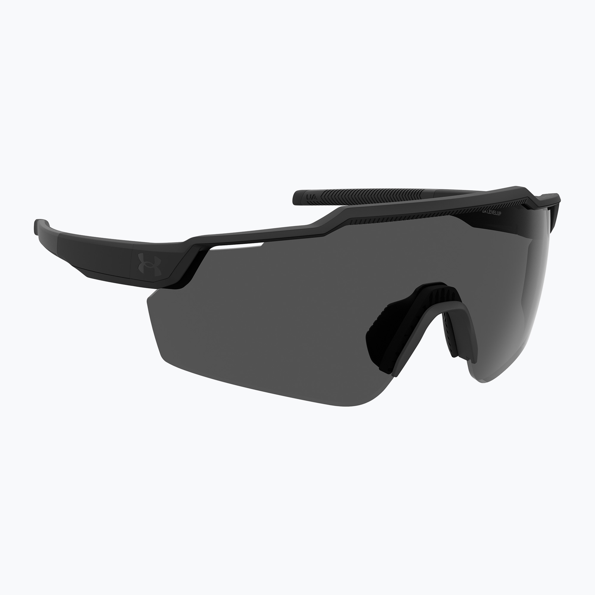 Pánske slnečné okuliare Under Armour Levelup S3 matte black/grey oleofóbne (Levelup S3 20662600399KA)