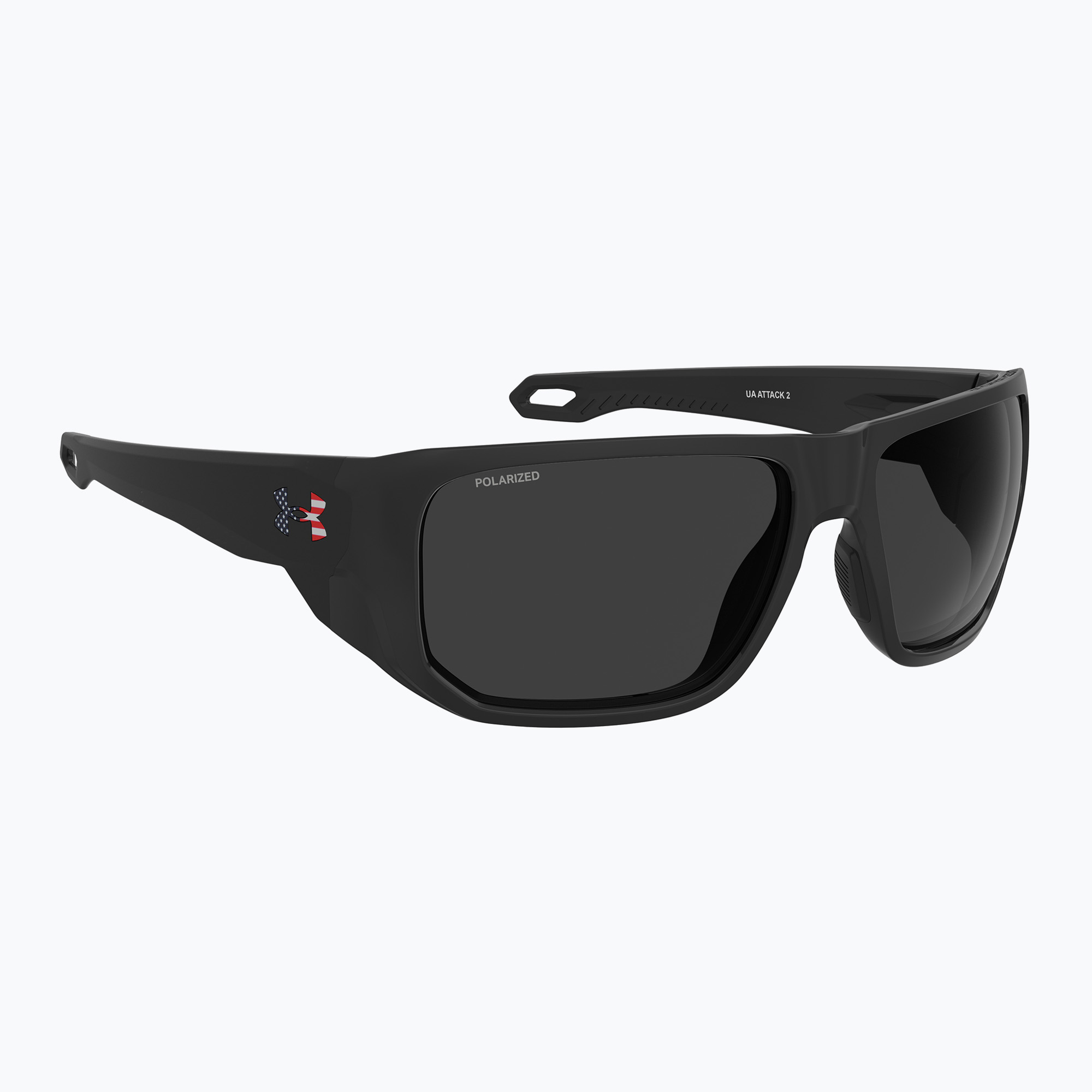 Pánske slnečné okuliare Under Armour Attack 2 black multicolor/grey polarized oleophobic (Attack 2 205289SZE636C)