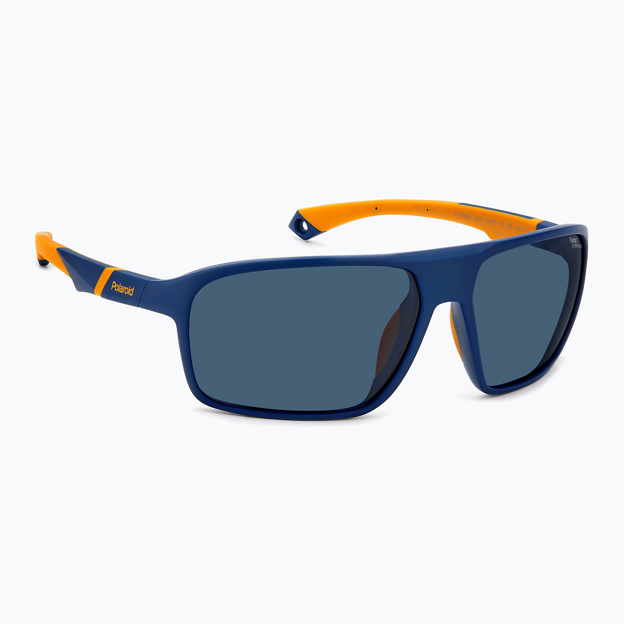 Pánske slnečné okuliare Polaroid PLD 7058/S matte blue/blue polarized high contrast