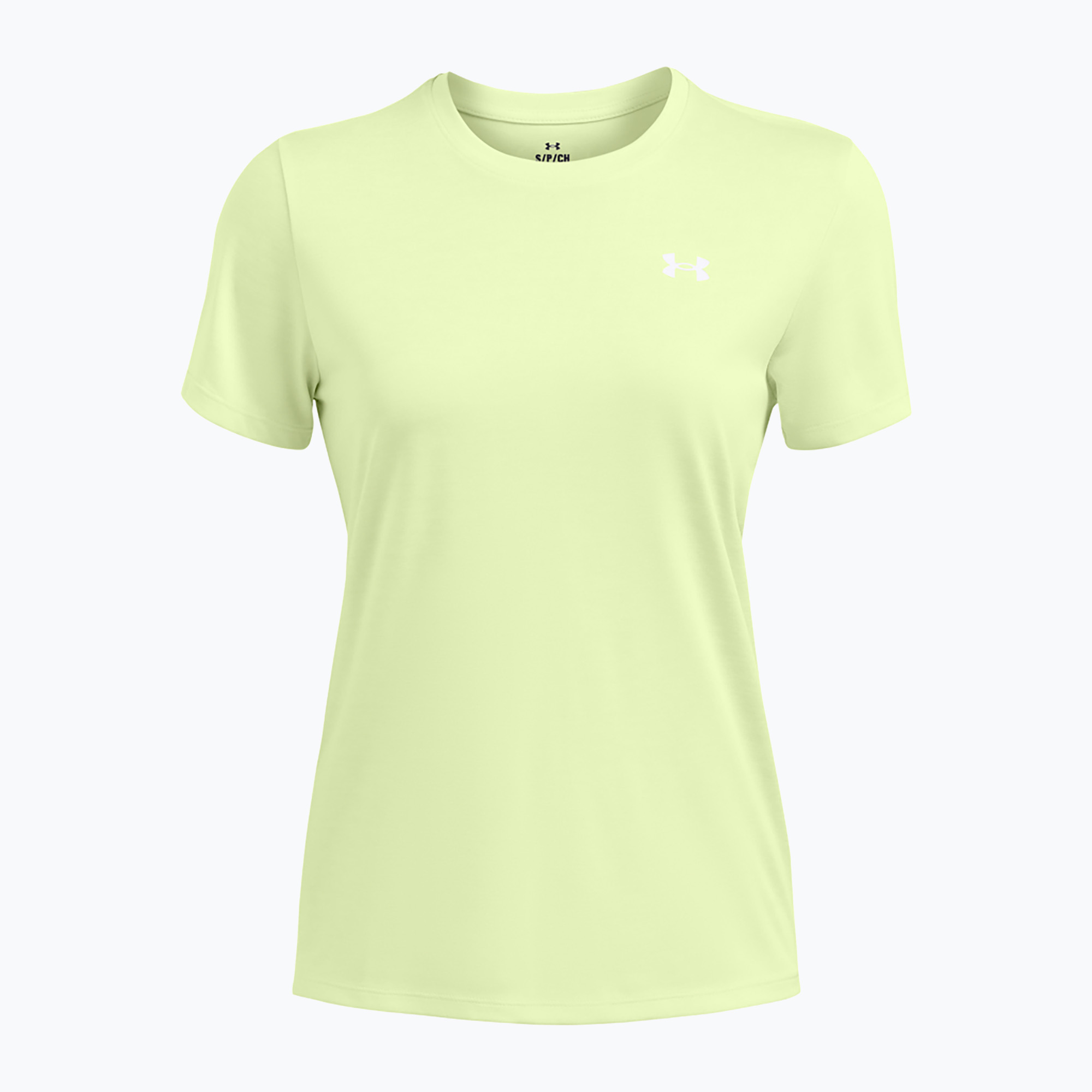 Dámske tréningové tričko Under Armour Tech C-Twist retro green/white