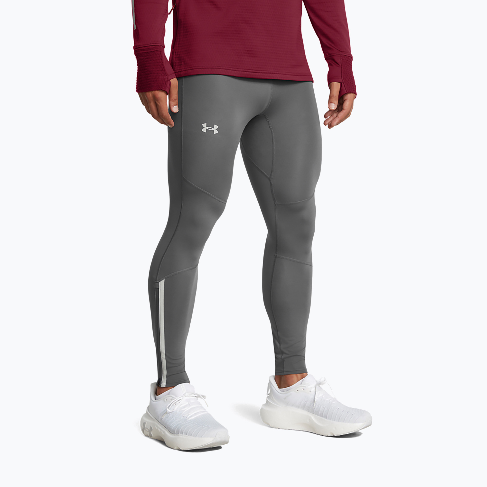Pánske bežecké legíny Under Armour Launch Elite CW casterlock / reflexné (Launch Elite CW 1386678-025)